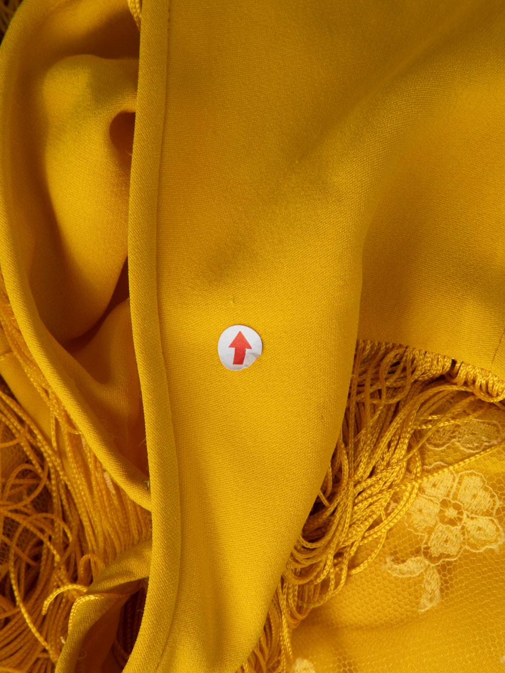 Stella McCartney Yellow Tassel Fringe Dress Size XS 1