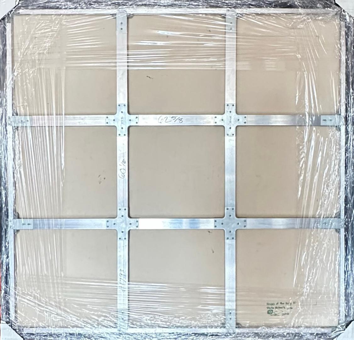 Houses of the Holy XI, Abstract Expressionism, enamel and acrylic on canvas 2017 2