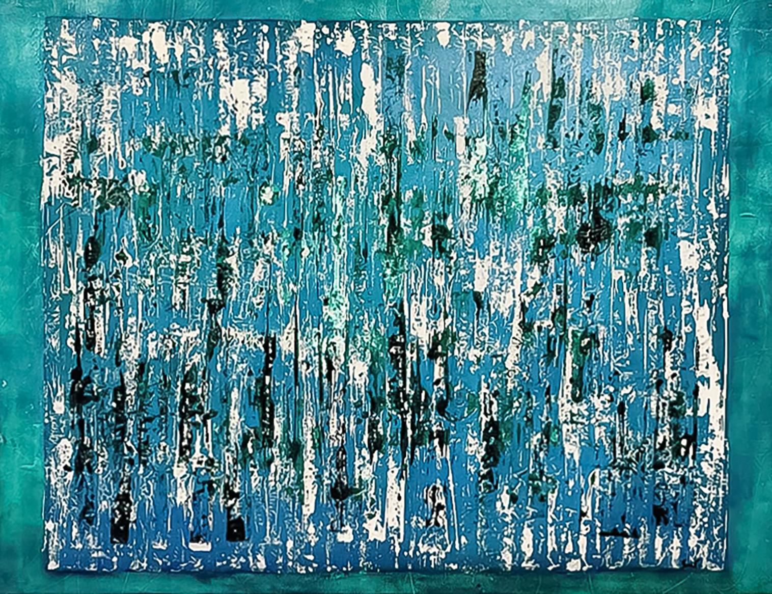 Marilina Marchica "Traces" , Minimalist painting on Canvas, Medium