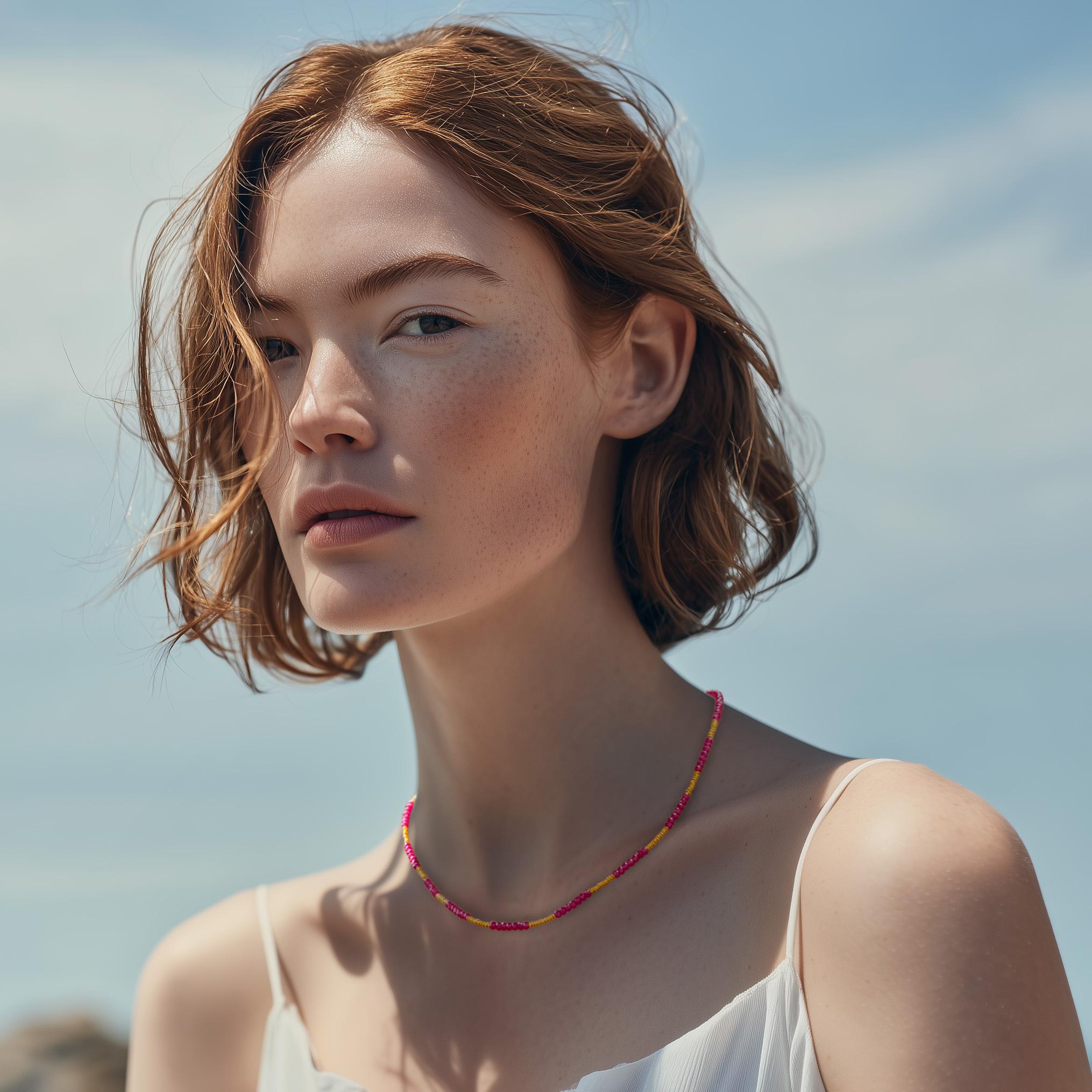 Collana Solis Ruby in oro 18 carati in vendita 4