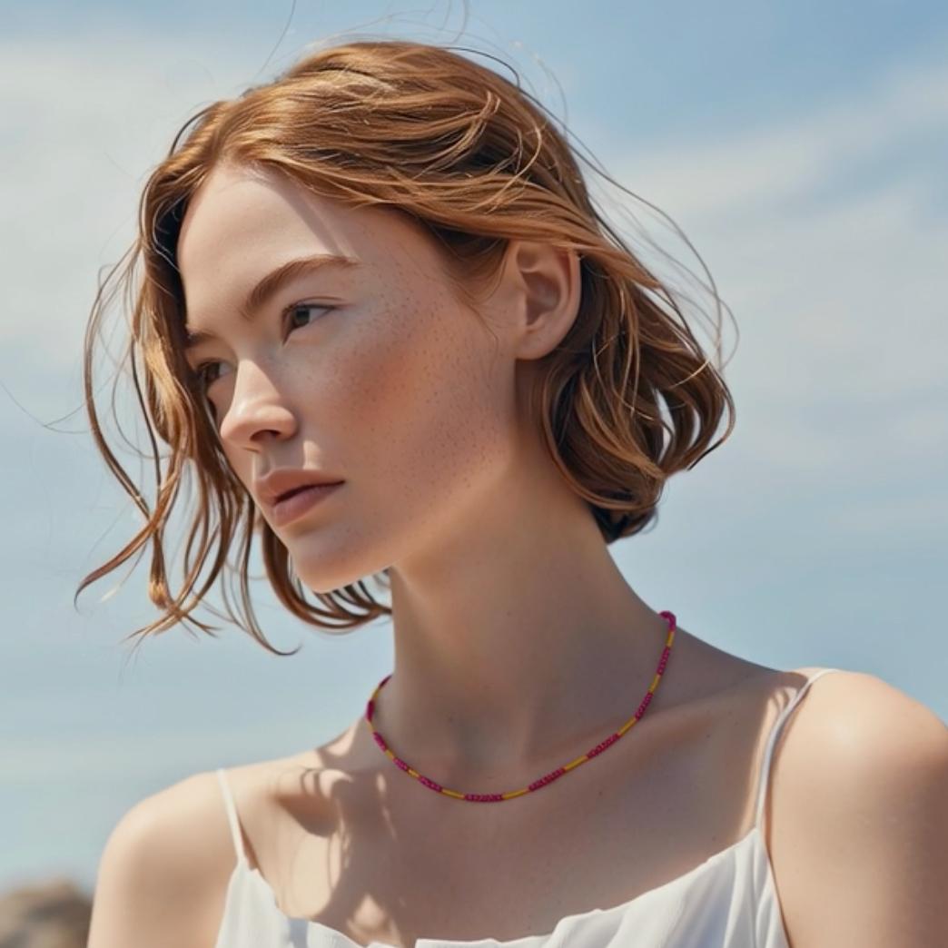 Collana Solis Ruby in oro 18 carati in vendita 5