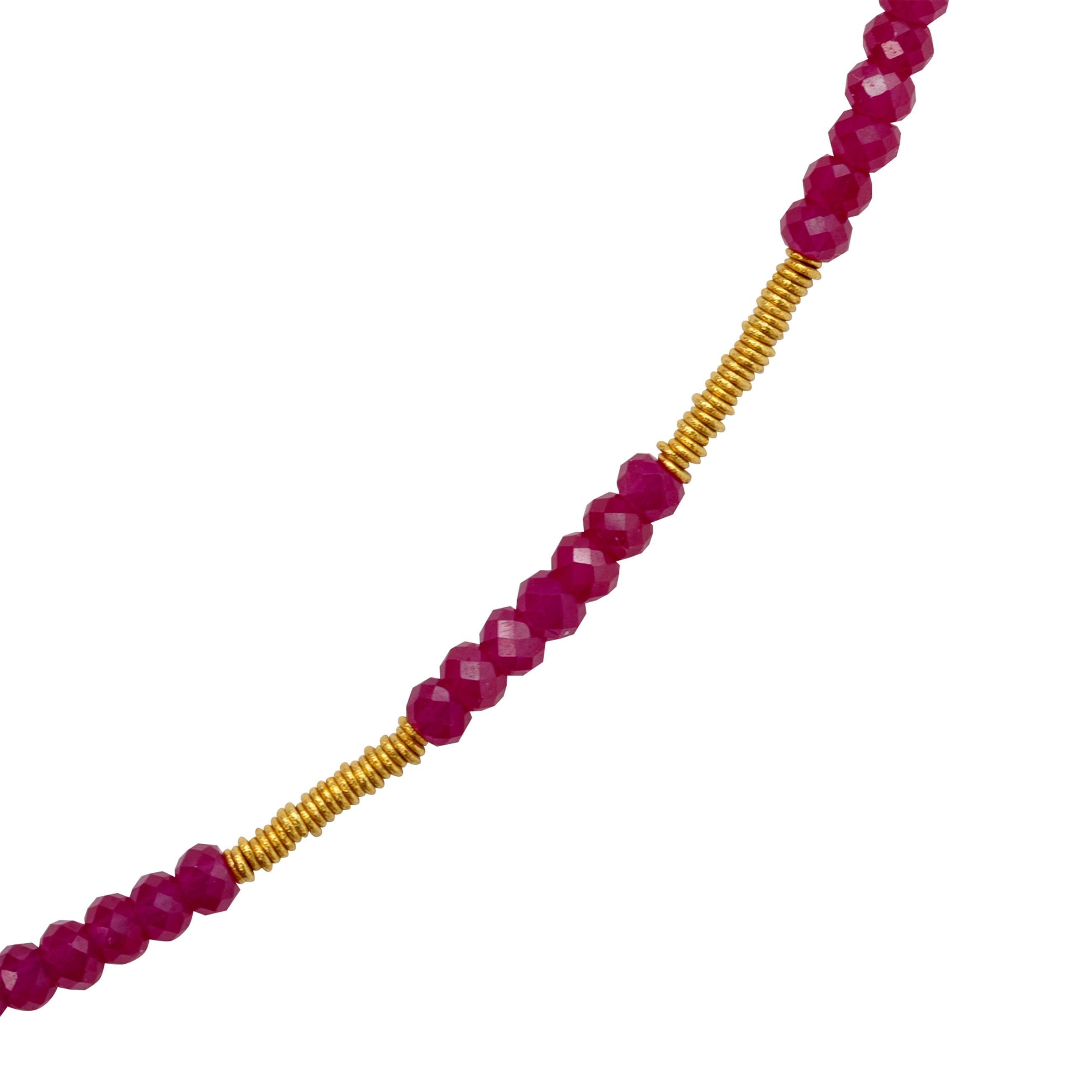 Collana Solis Ruby in oro 18 carati in vendita 2