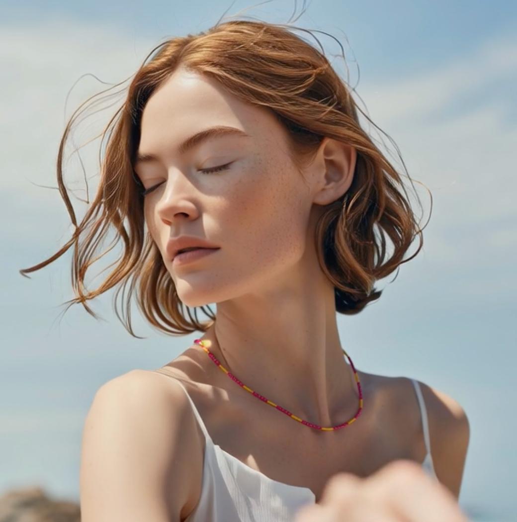 Collana Solis Ruby in oro 18 carati in vendita 3