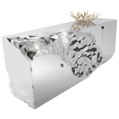 STELLAR Cabinet in Mirror Polished Steel by Jake Phipps STELLAR Cabinet in Mirror Polished Steel by Jake Phipps