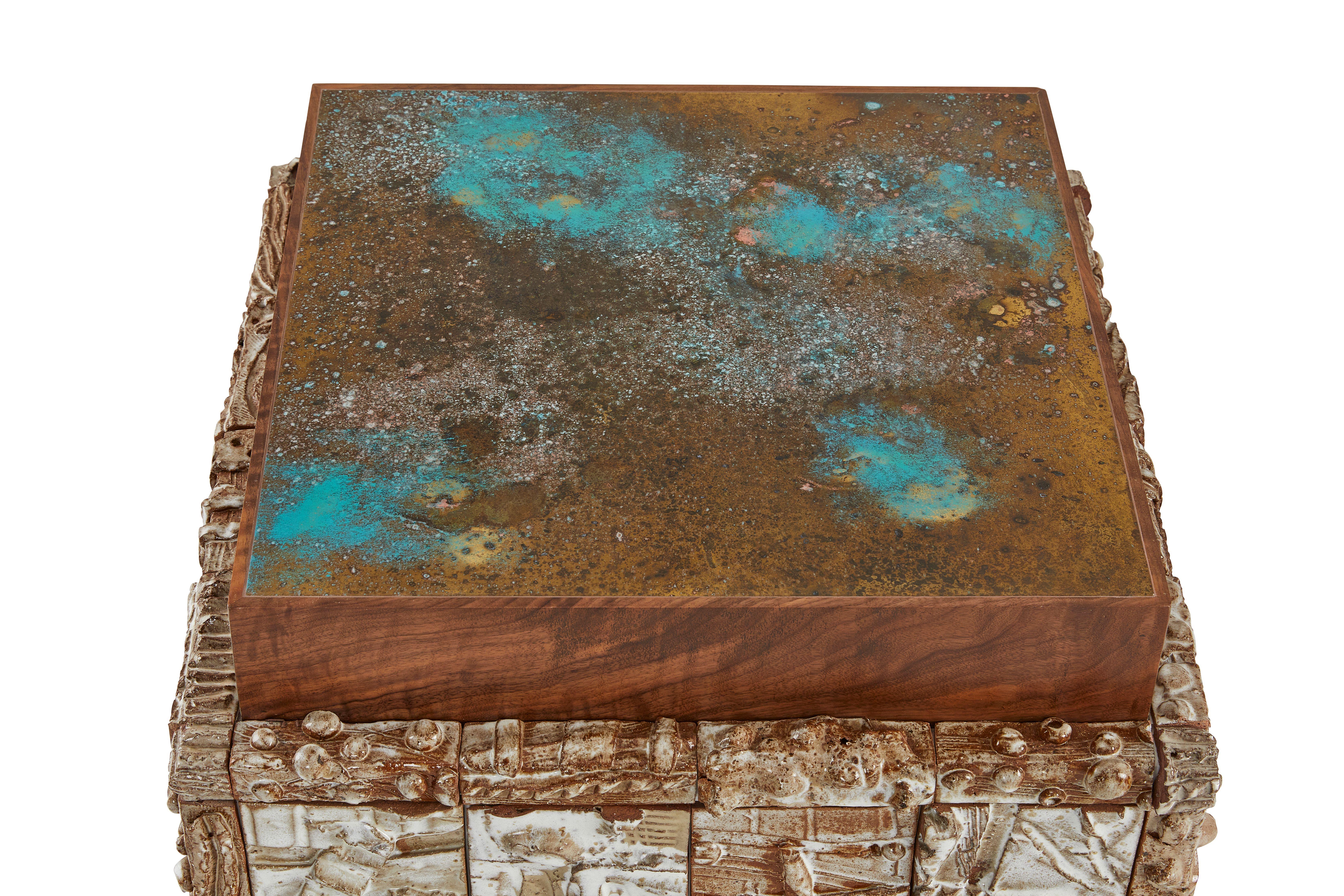 Ceramic Stellar Cube Side Table by Egg Designs
