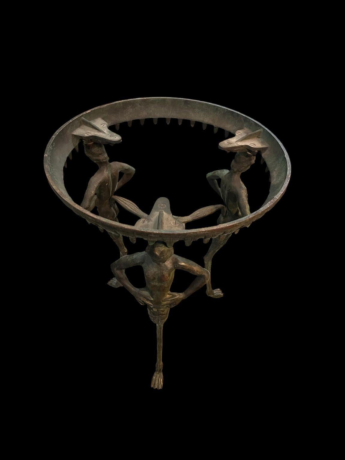 Stellar Grand Tour Bronze And Marble Table Circa 1910-1920 For Sale 5