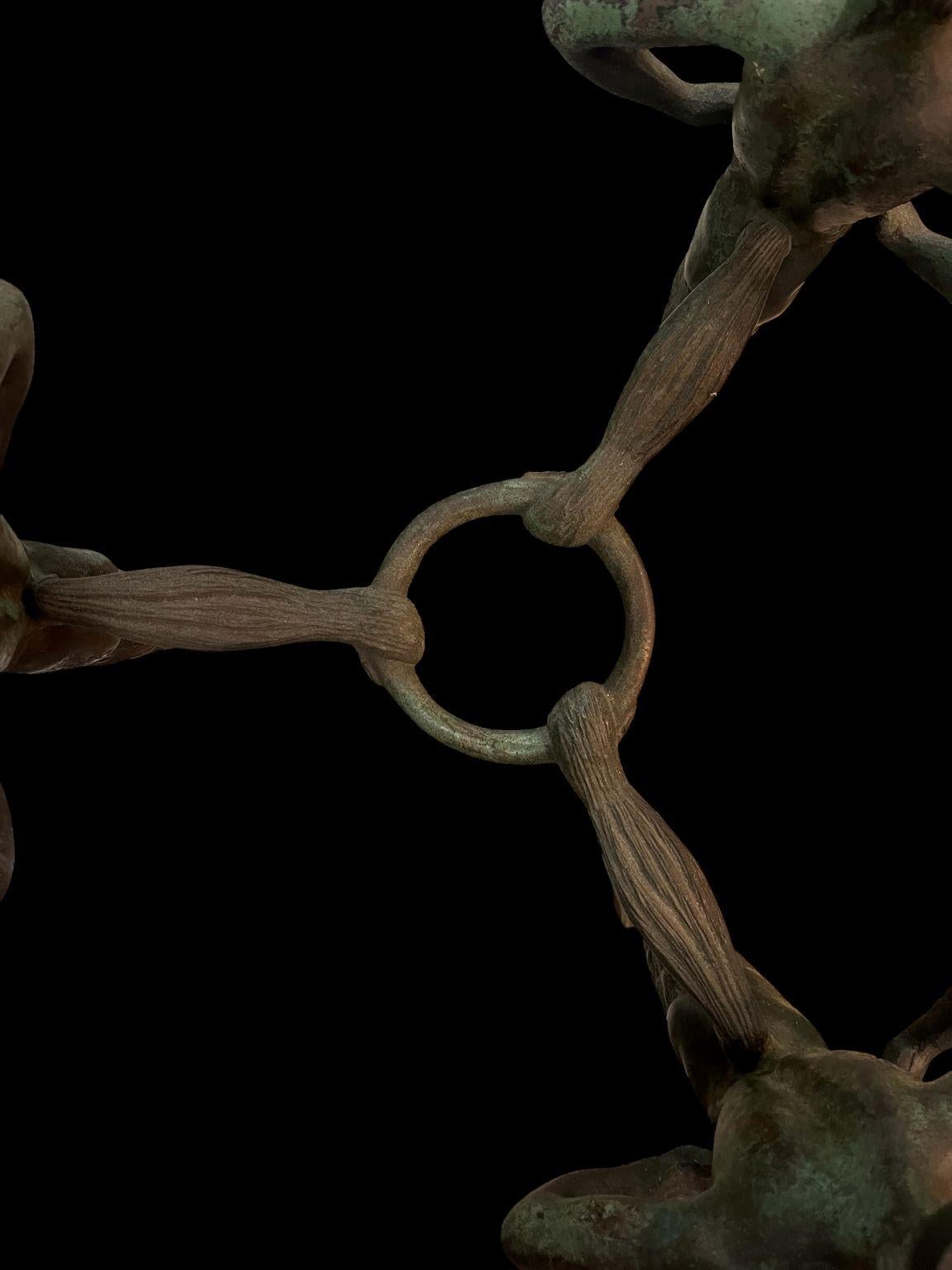 Stellar Grand Tour Bronze And Marble Table Circa 1910-1920 For Sale 14