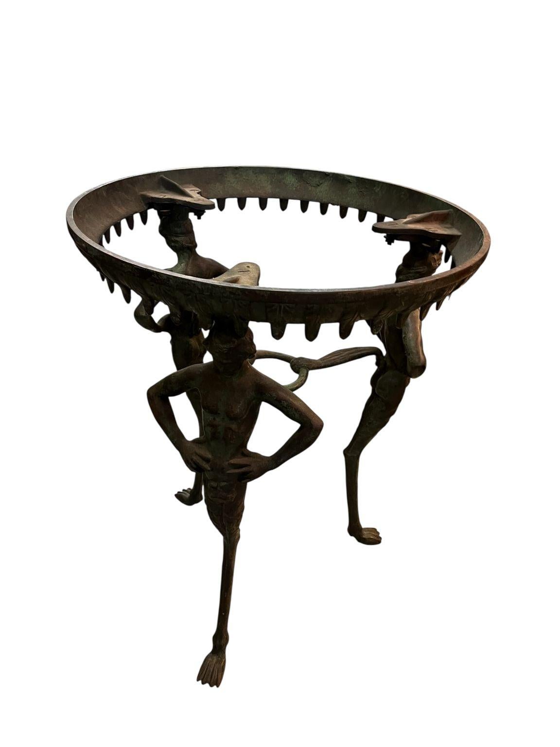 Early 20th Century Stellar Grand Tour Bronze And Marble Table Circa 1910-1920 For Sale