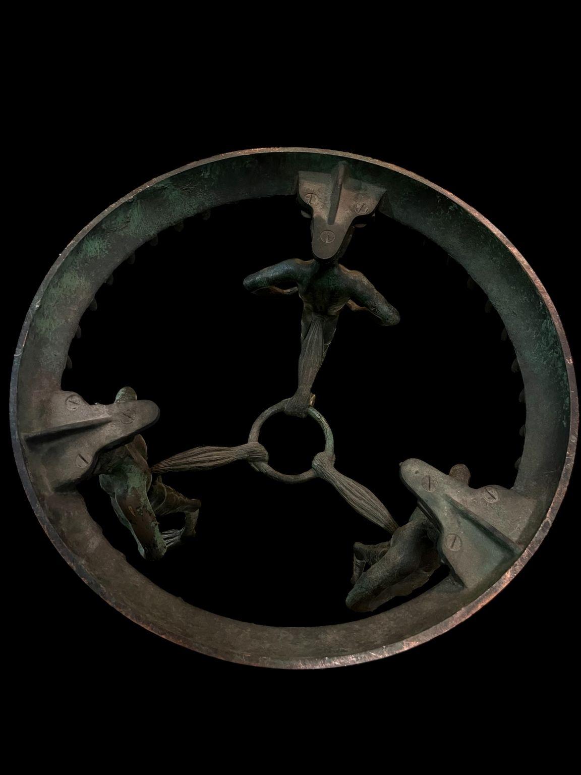 Stellar Grand Tour Bronze And Marble Table Circa 1910-1920 For Sale 2