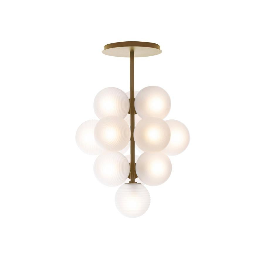 Tedesco Ciondolo Stellar Grape Small Smoky Grey Acetato Champagner di Pulpo in vendita
