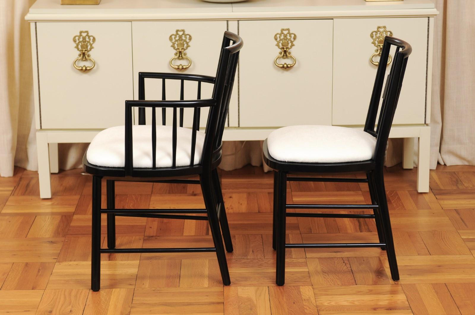  Stellar Set of 12 Modern Windsor Chairs by Michael Taylor, circa 1960 For Sale 4