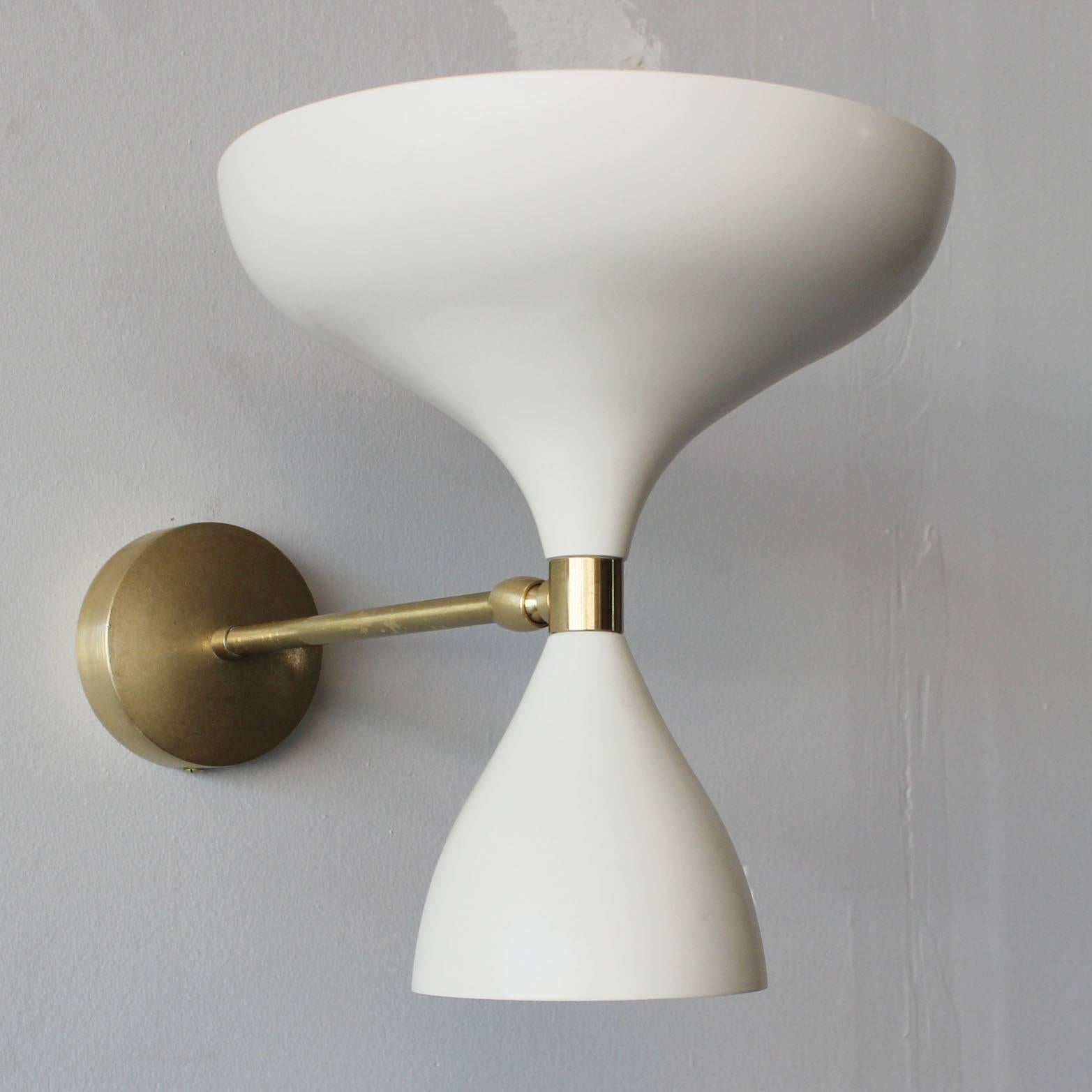 Mid-Century Modern Stellar Union Milano Sconces For Sale