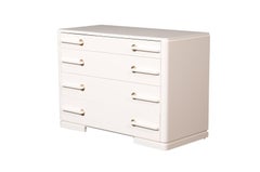Stellar Vintage Streamline Moderne Chest by Gilbert Rohde- Pair Available