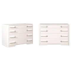Stellar Vintage Streamline Moderne Chest by Gilbert Rohde- Pair Available