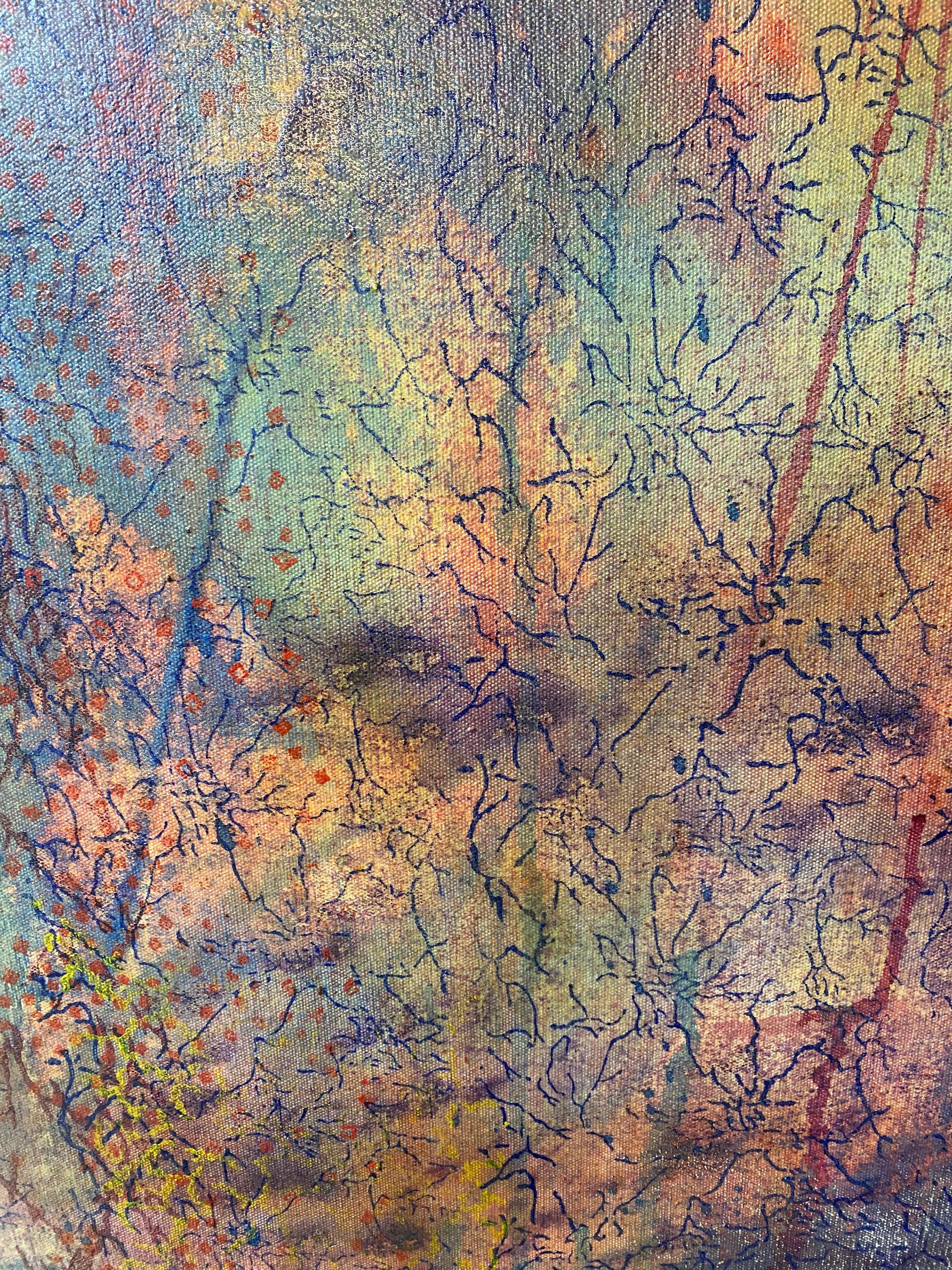 Web estelar Pintura abstracta postmoderna en venta 6