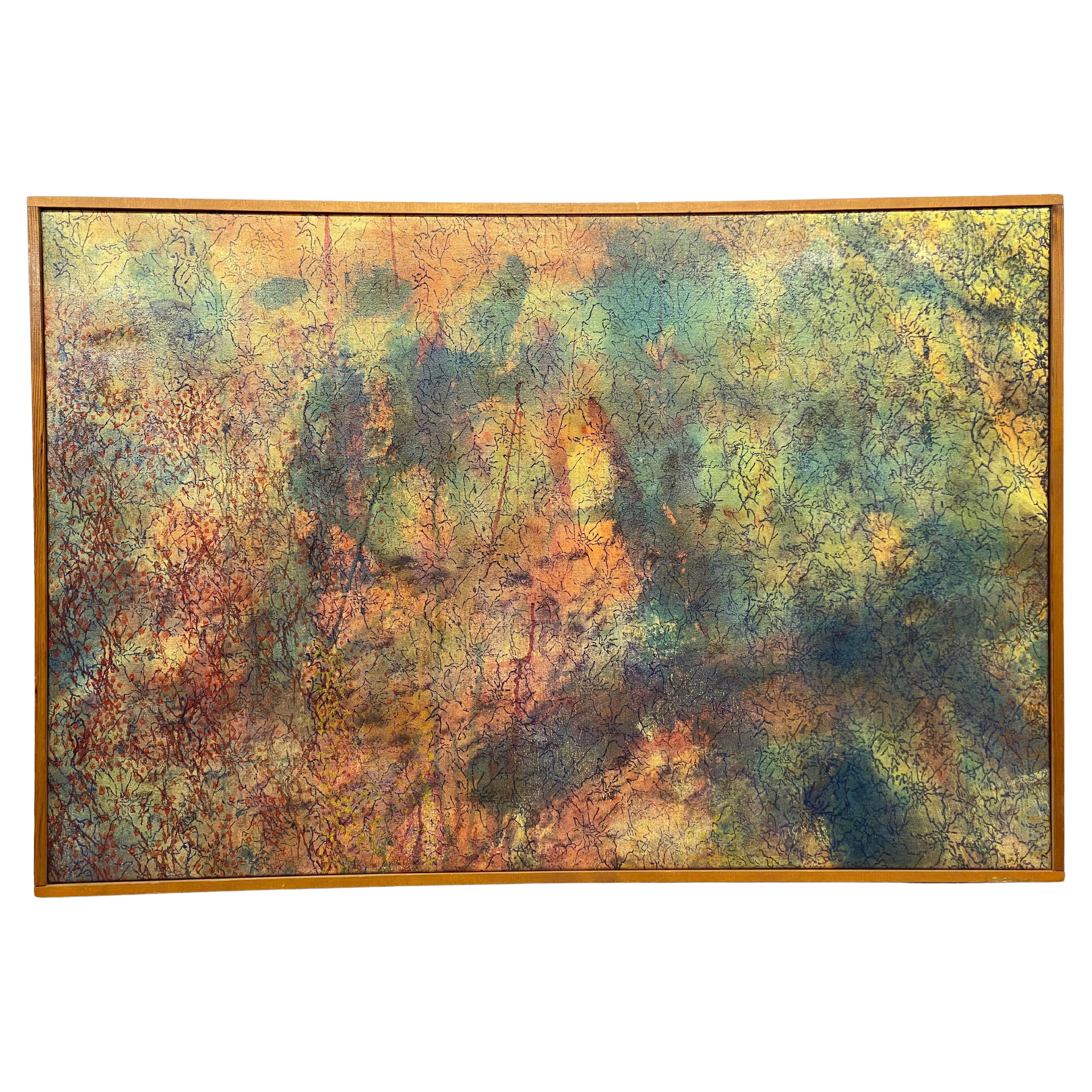 Stellar Web Post-Modern Abstract Painting