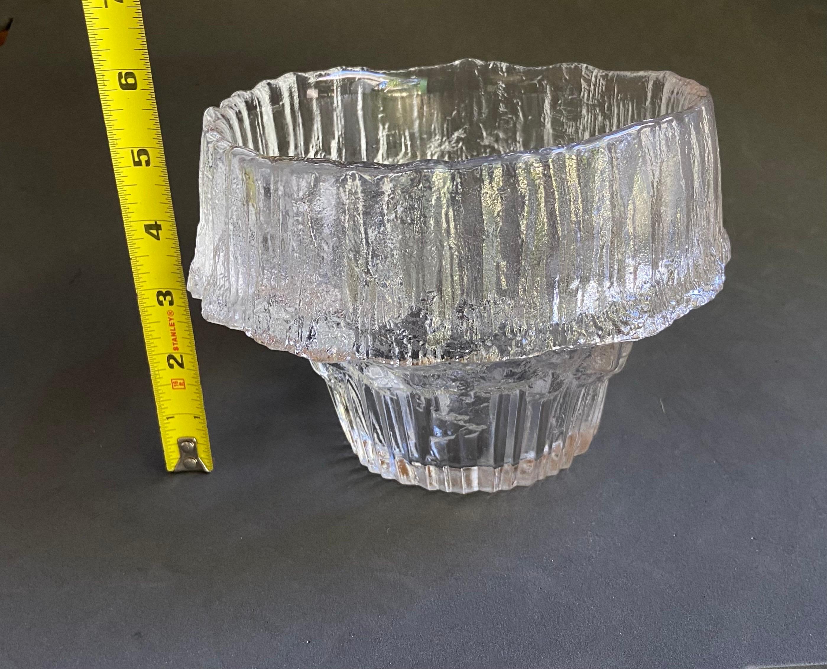 20th Century Stellaria Ice Bowl by Tapio Wirkkala 1960s Littala Finland #3450 For Sale