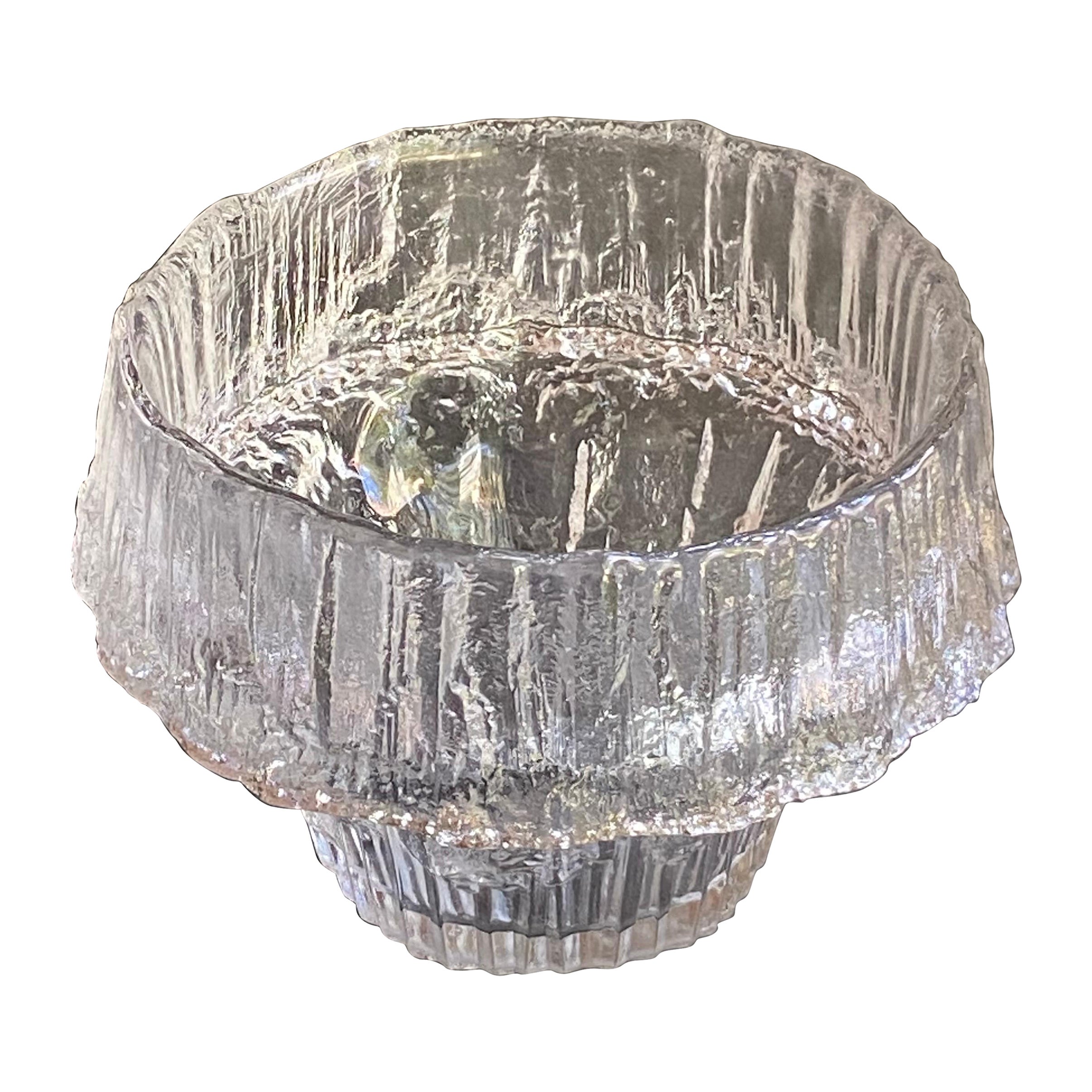 Stellaria Ice Bowl by Tapio Wirkkala 1960s Littala Finland #3450