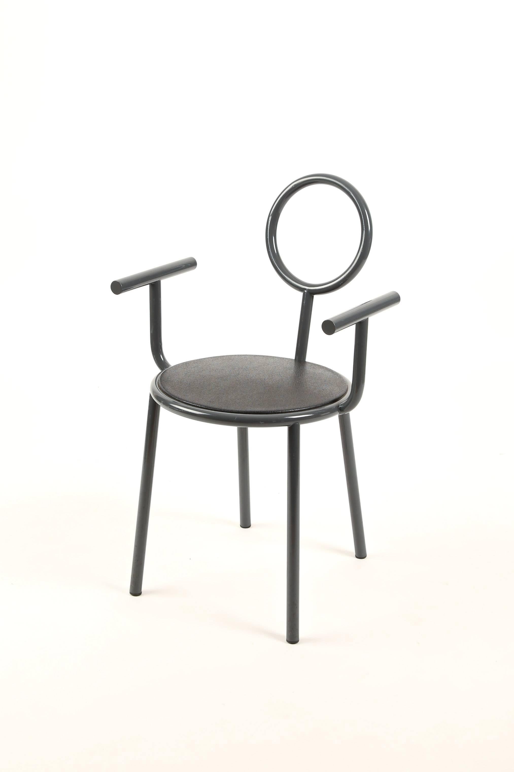 Post-Modern Stelline Memphis Chairs of Alessandro Mendini for Elam Uno, Alchimea Time For Sale