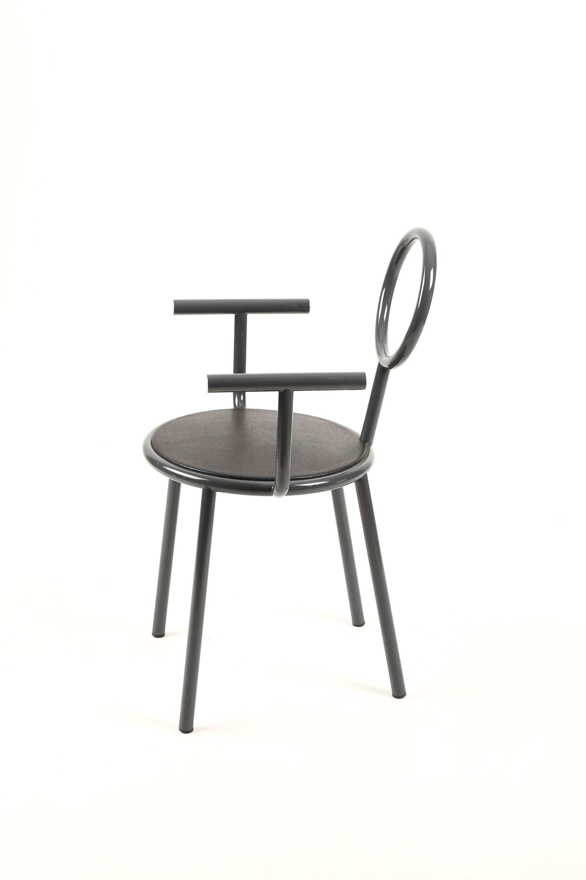 Italian Stelline Memphis Chairs of Alessandro Mendini for Elam Uno, Alchimea Time For Sale