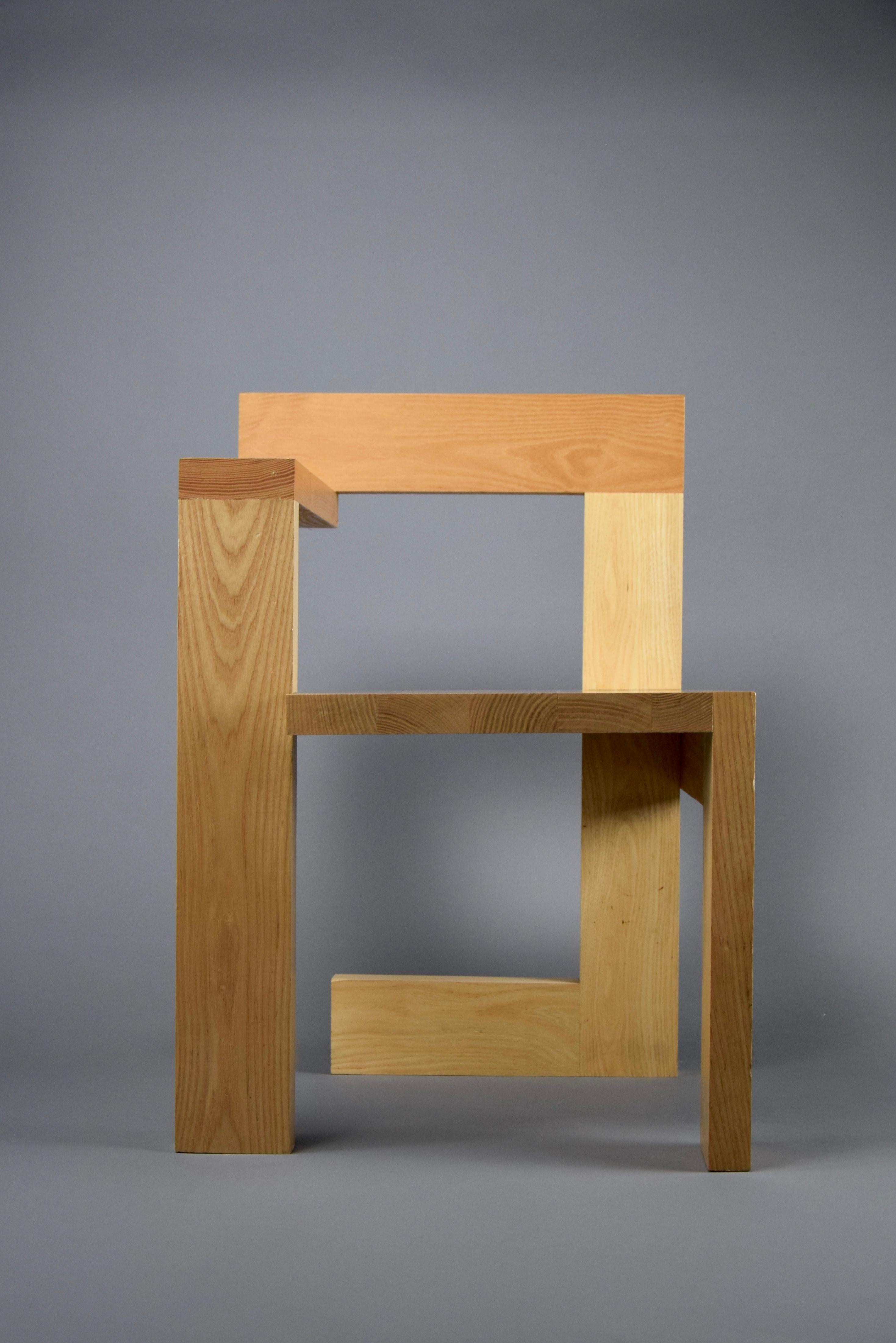 Mid-Century Modern Steltman Chair after Gerrit Rietveld