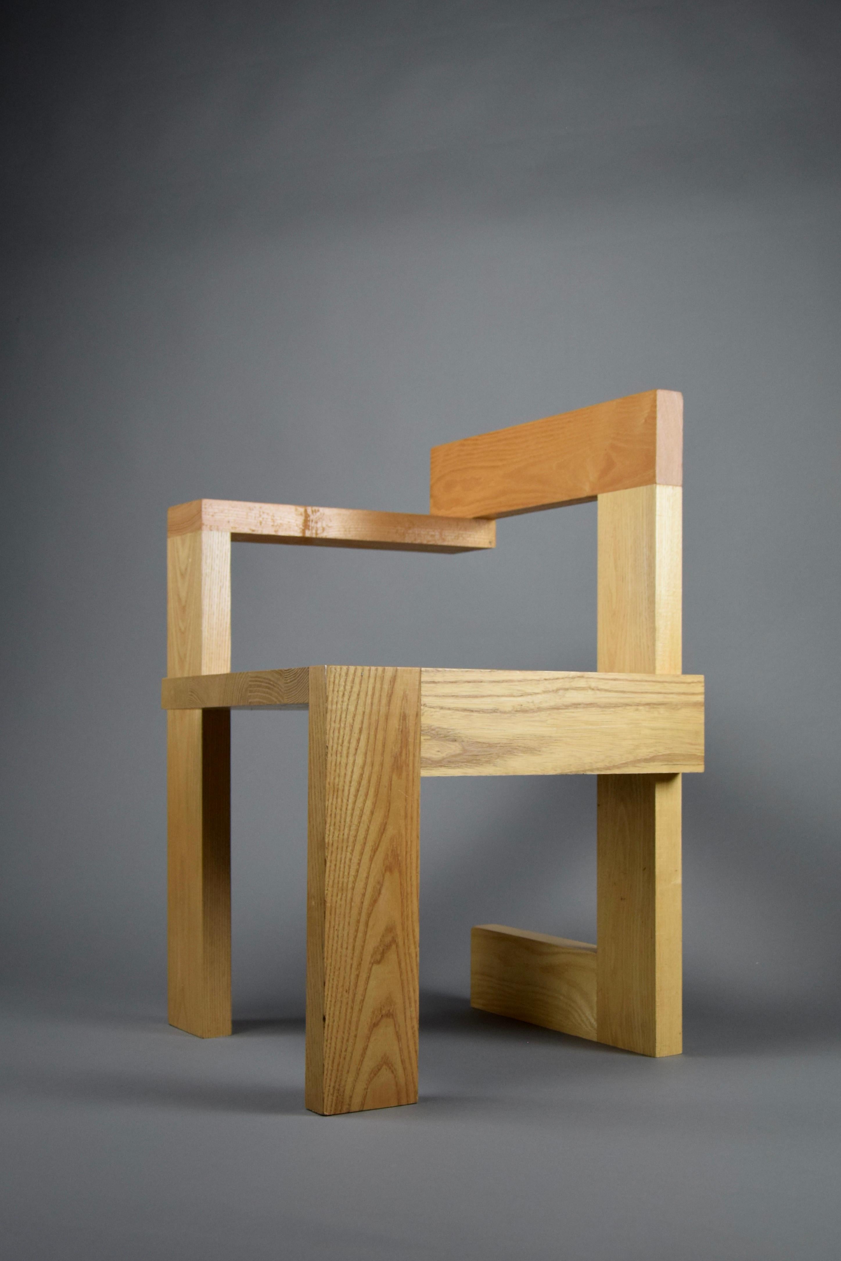 Dutch Steltman Chair after Gerrit Rietveld