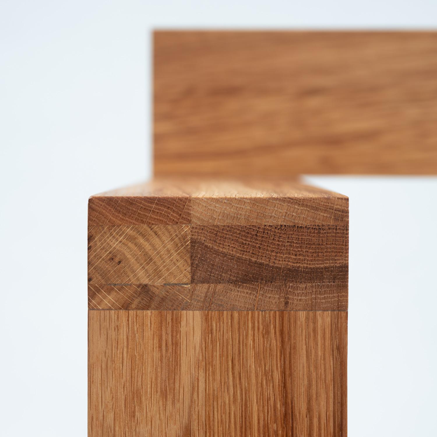 Steltman chair after Gerrit Rietveld in oak, left and right version, set of 2 5