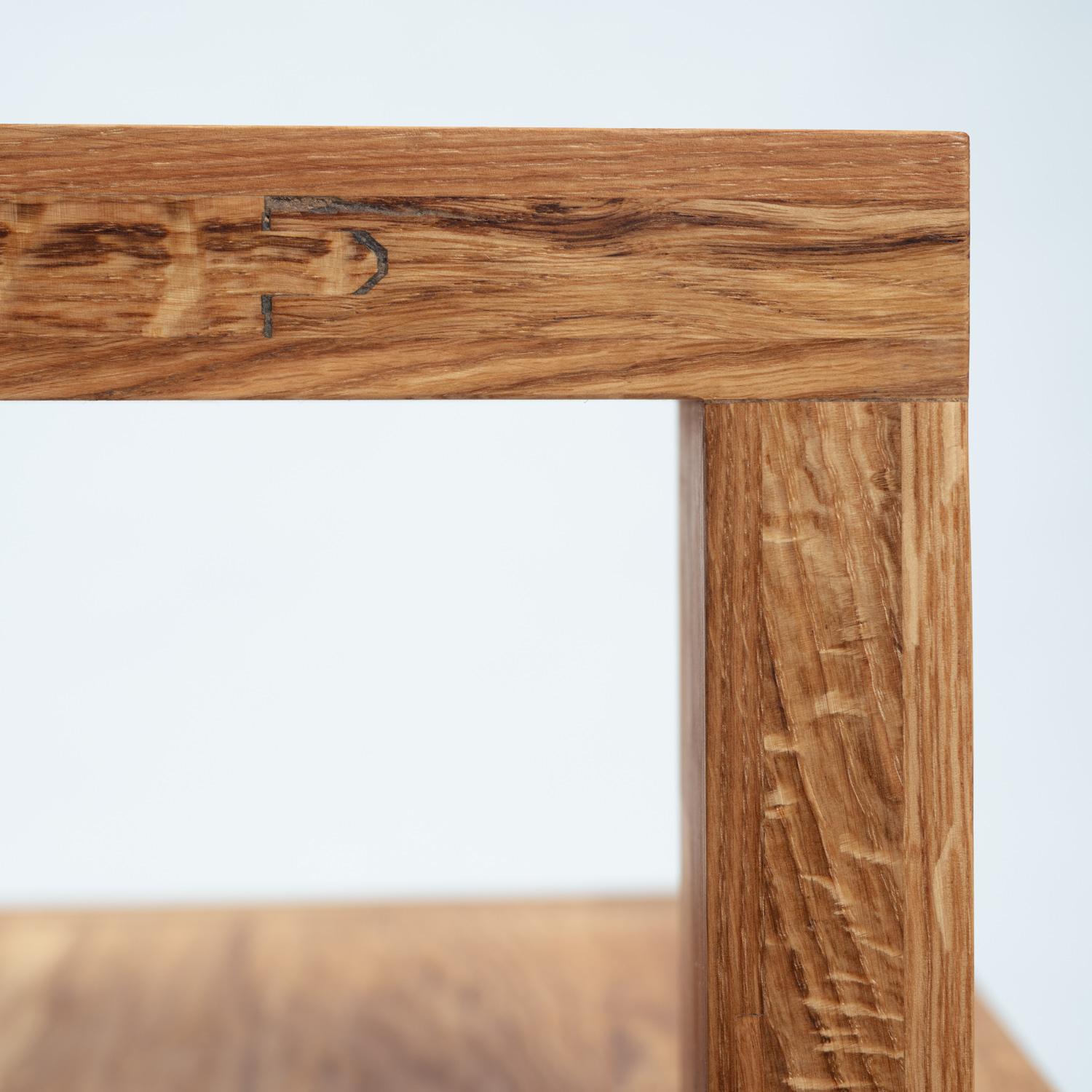 Steltman chair after Gerrit Rietveld in oak, left and right version, set of 2 8