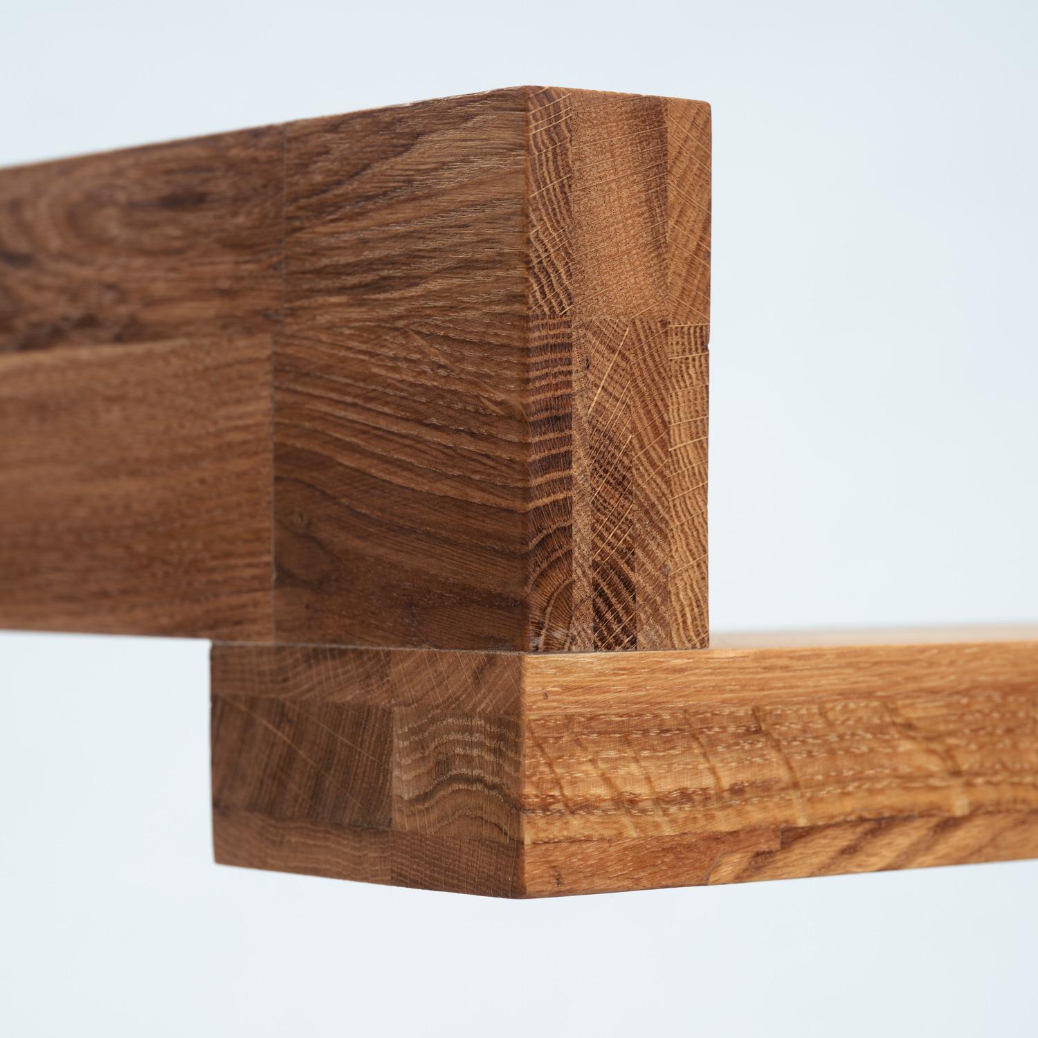 Steltman chair after Gerrit Rietveld in oak, left and right version, set of 2 11