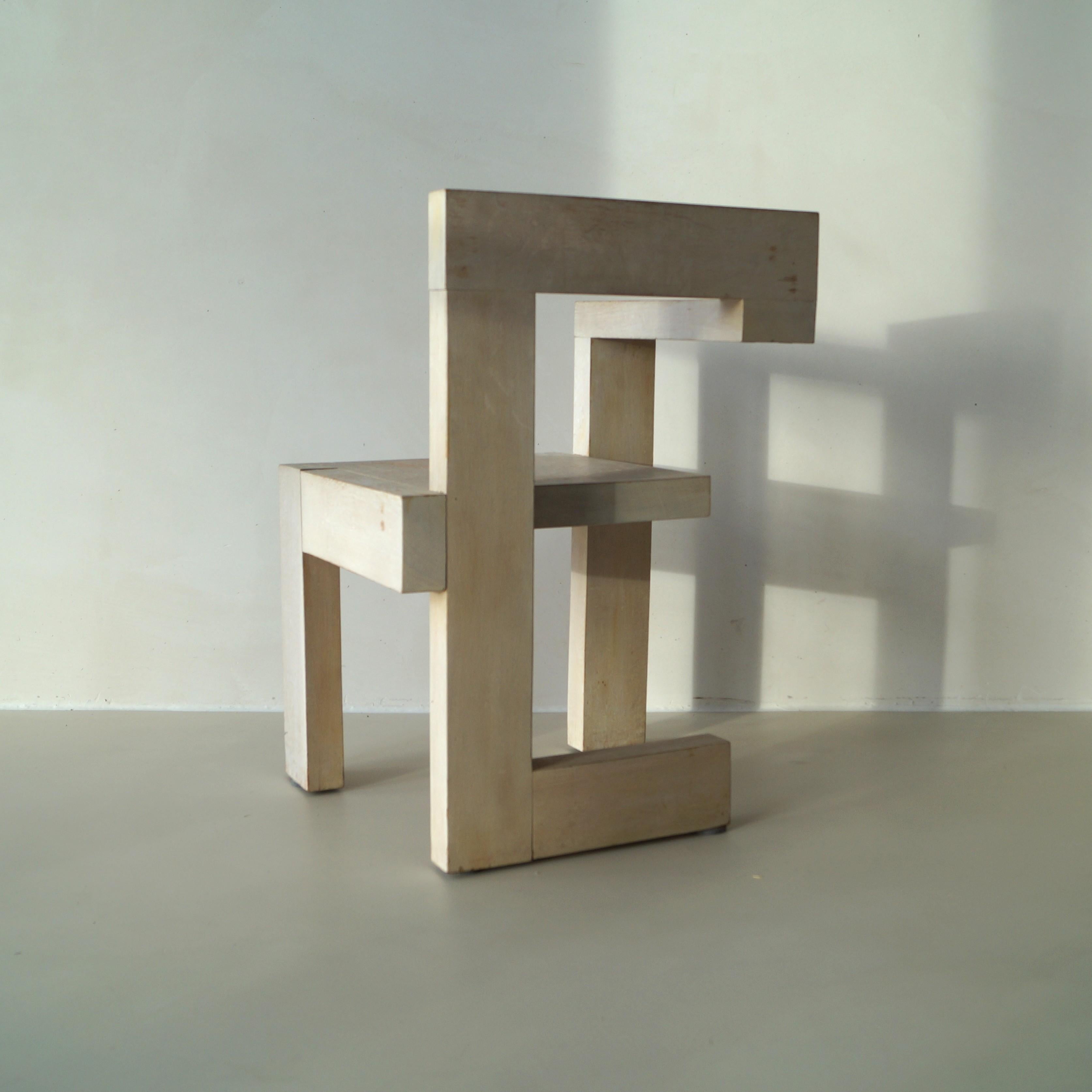 Chaise Steltman de Gerrit Rietveld, double cachet G.A. van de Groenekan & Cassina en vente 6