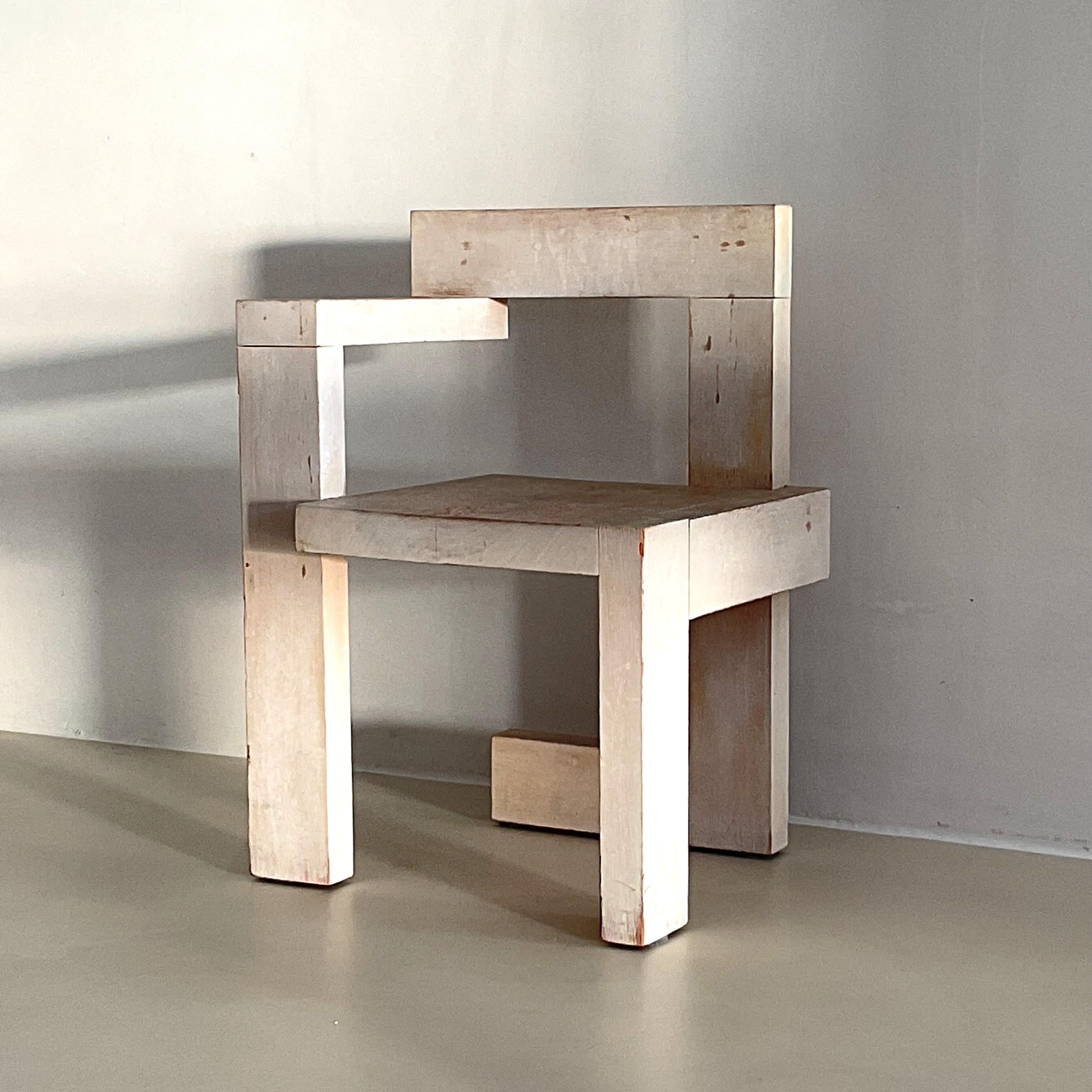 Chaise Steltman de Gerrit Rietveld, double cachet G.A. van de Groenekan & Cassina en vente 7