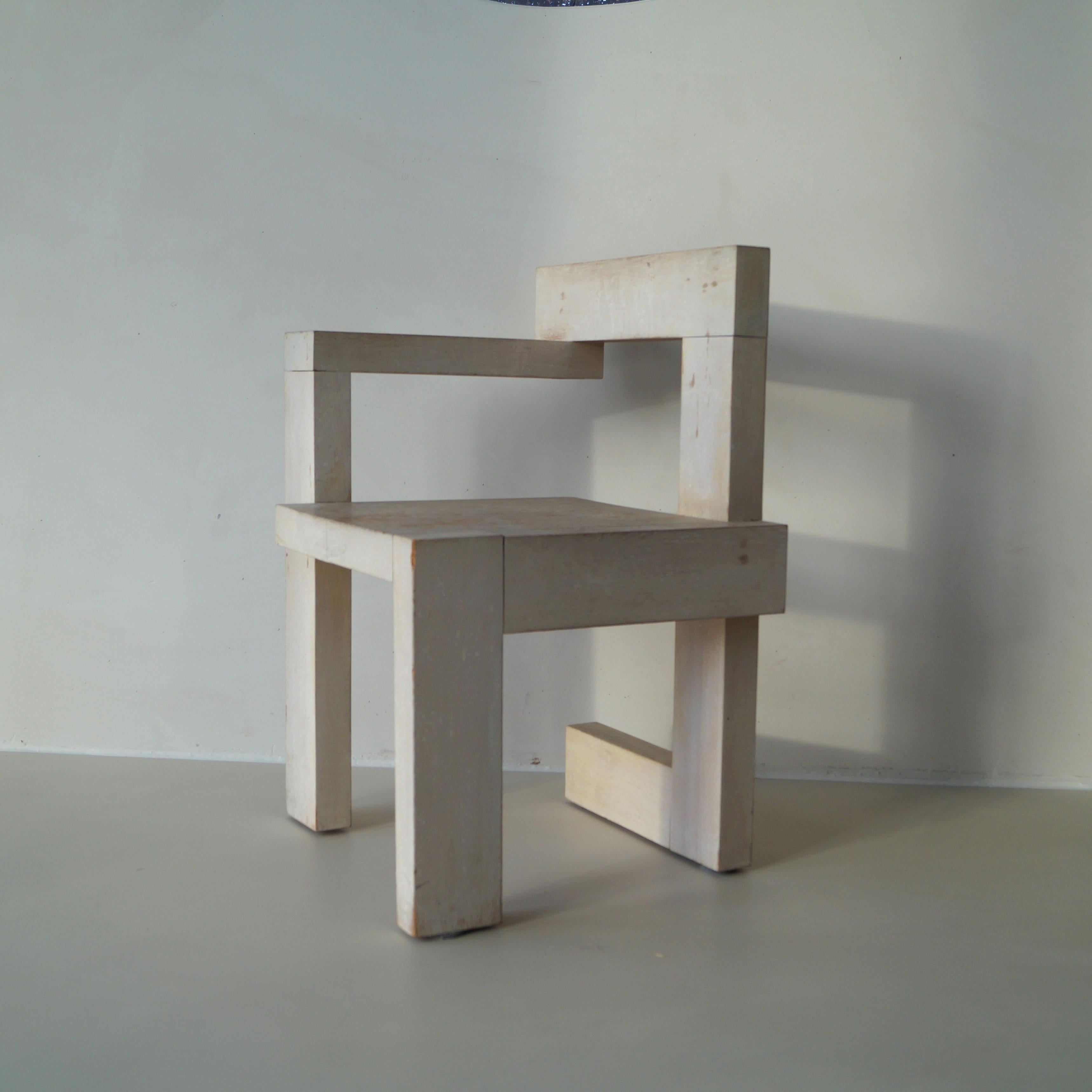 Chaise Steltman de Gerrit Rietveld, double cachet G.A. van de Groenekan & Cassina en vente 8