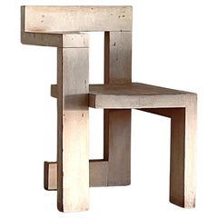 Sedia Steltman di Gerrit Rietveld, doppio timbro G.A. van de Groenekan & Cassina