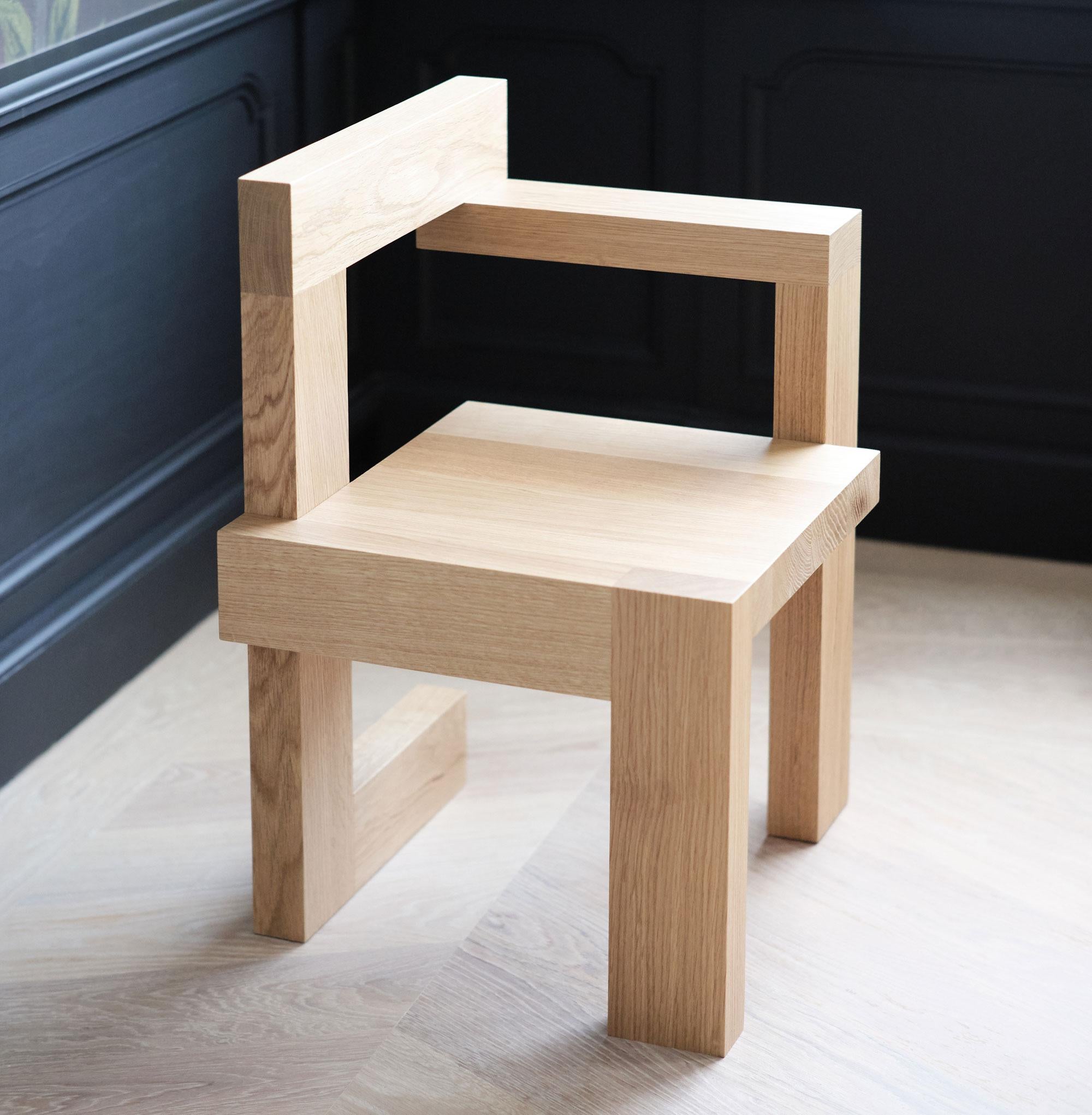 construction chaise rietveld plan