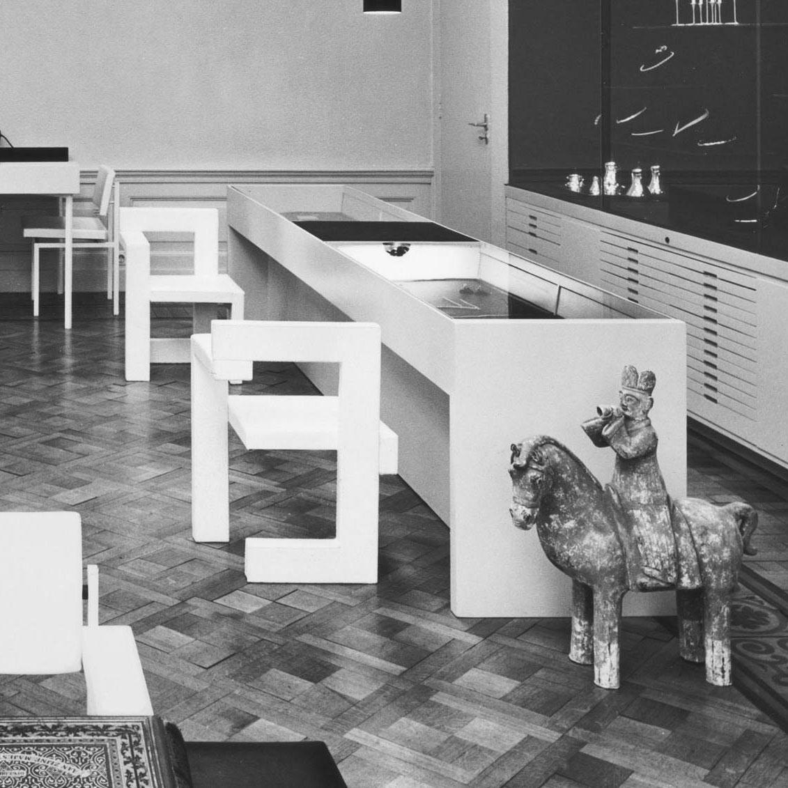 Néerlandais Chaise Steltman en chêne, conçue en 1963 par Gerrit Rietveld en vente