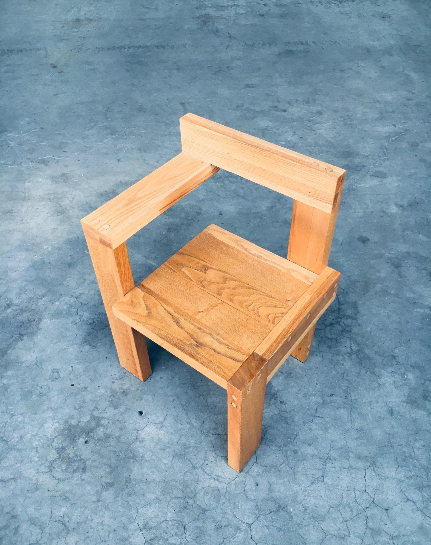 Chaise de design déconstruitisteSTELTMAN d'après Gerrit Rietveld en vente 1
