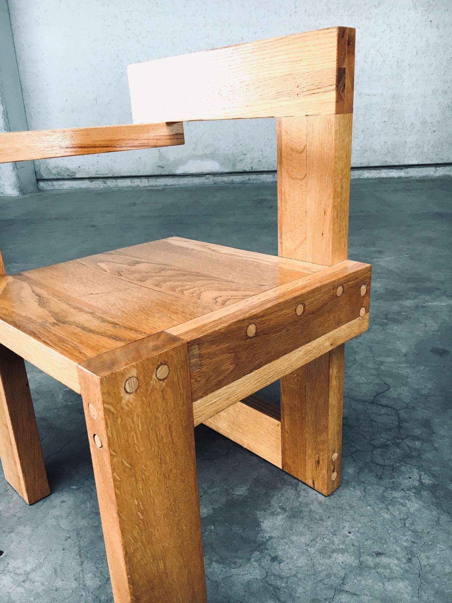 Chaise de design déconstruitisteSTELTMAN d'après Gerrit Rietveld en vente 4
