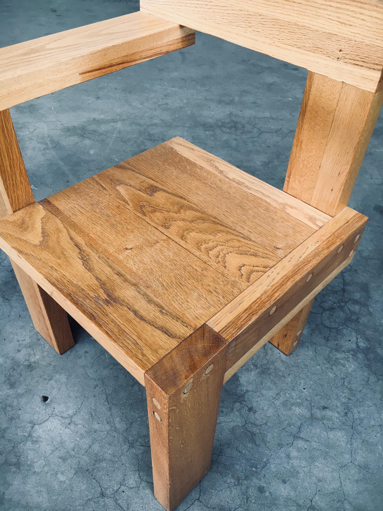 Chaise de design déconstruitisteSTELTMAN d'après Gerrit Rietveld en vente 5