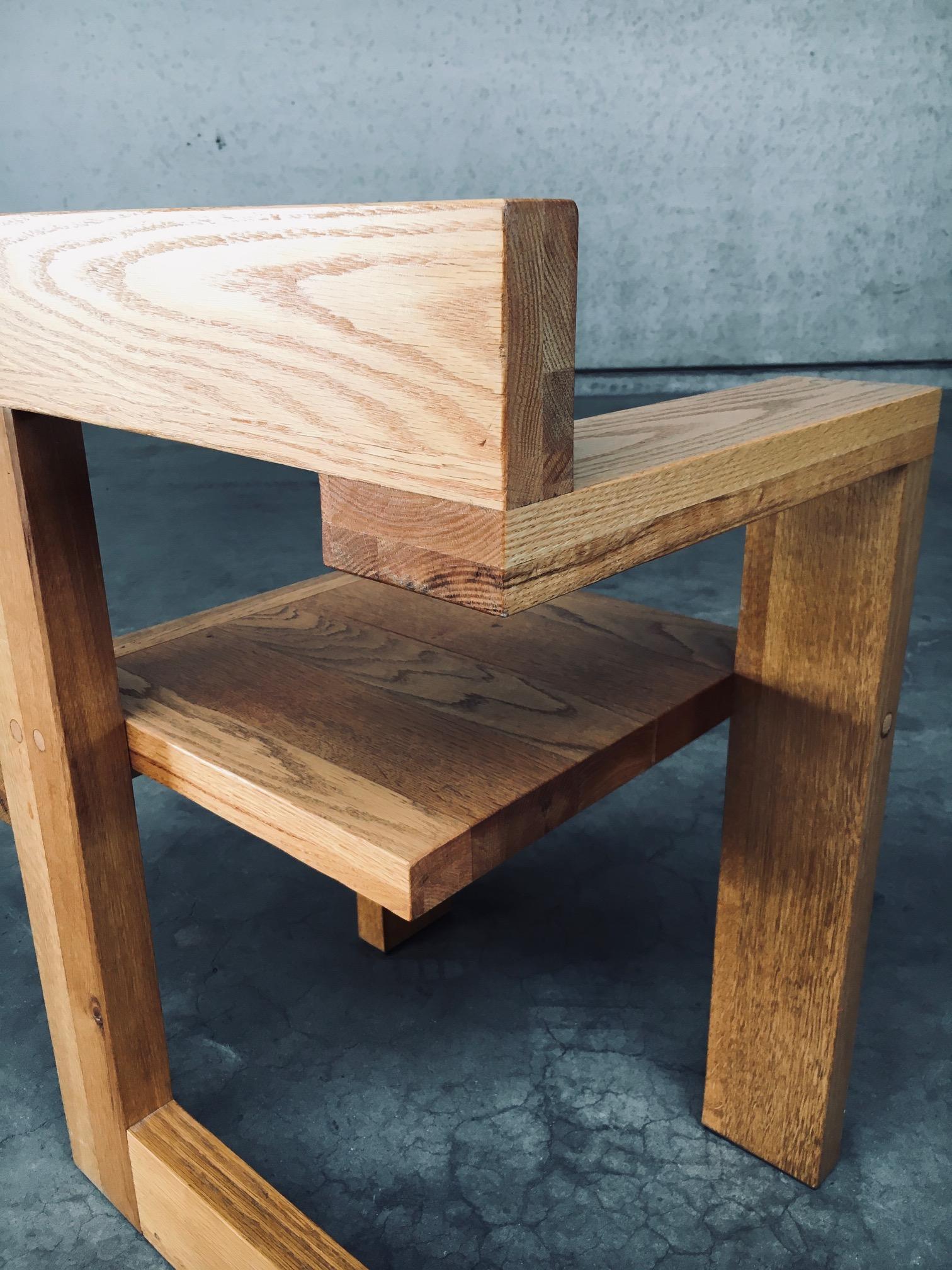 Chaise de design déconstruitisteSTELTMAN d'après Gerrit Rietveld en vente 11