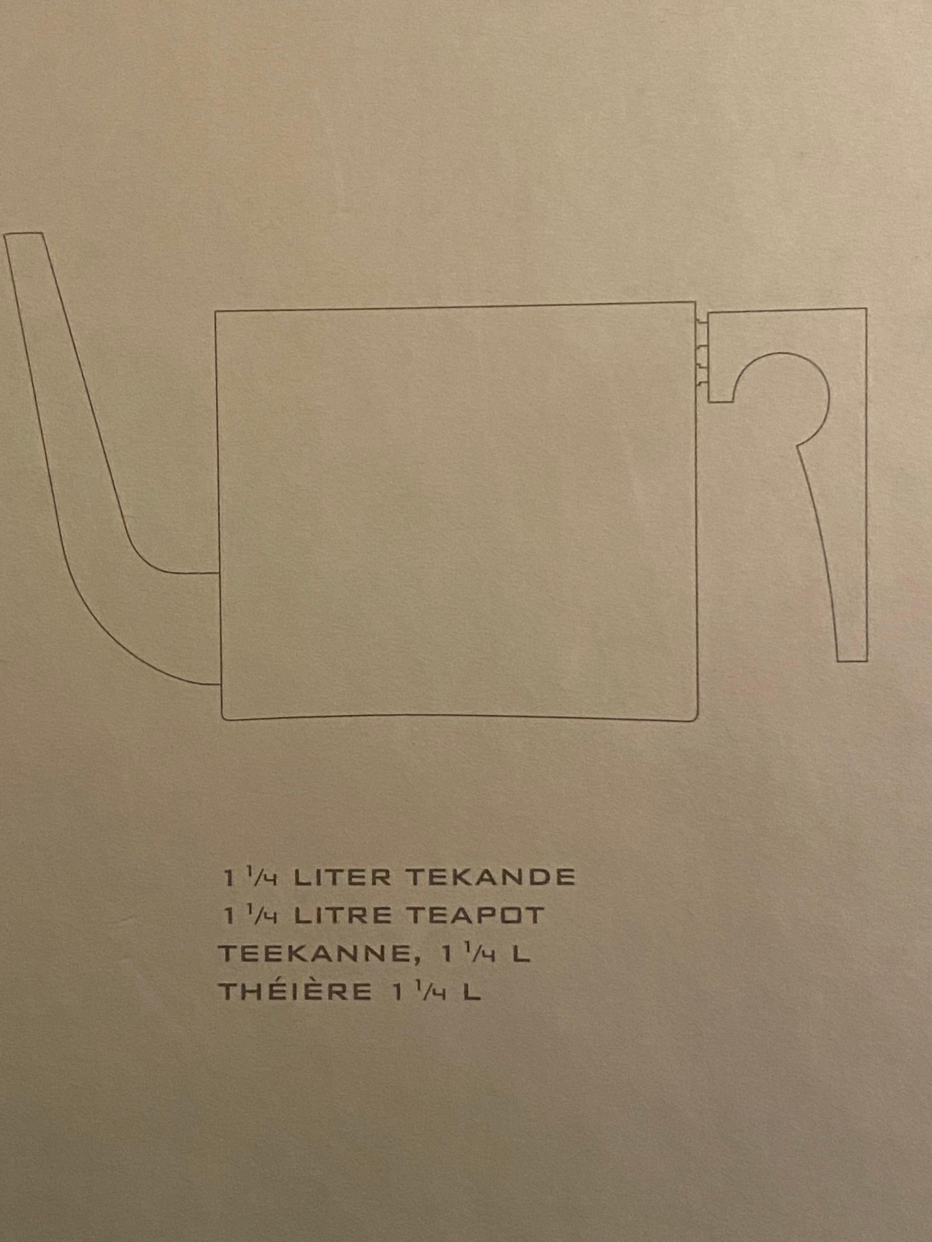 Set di teiera e brocca per acqua calda Stelton Anniversary Edition in vendita 1