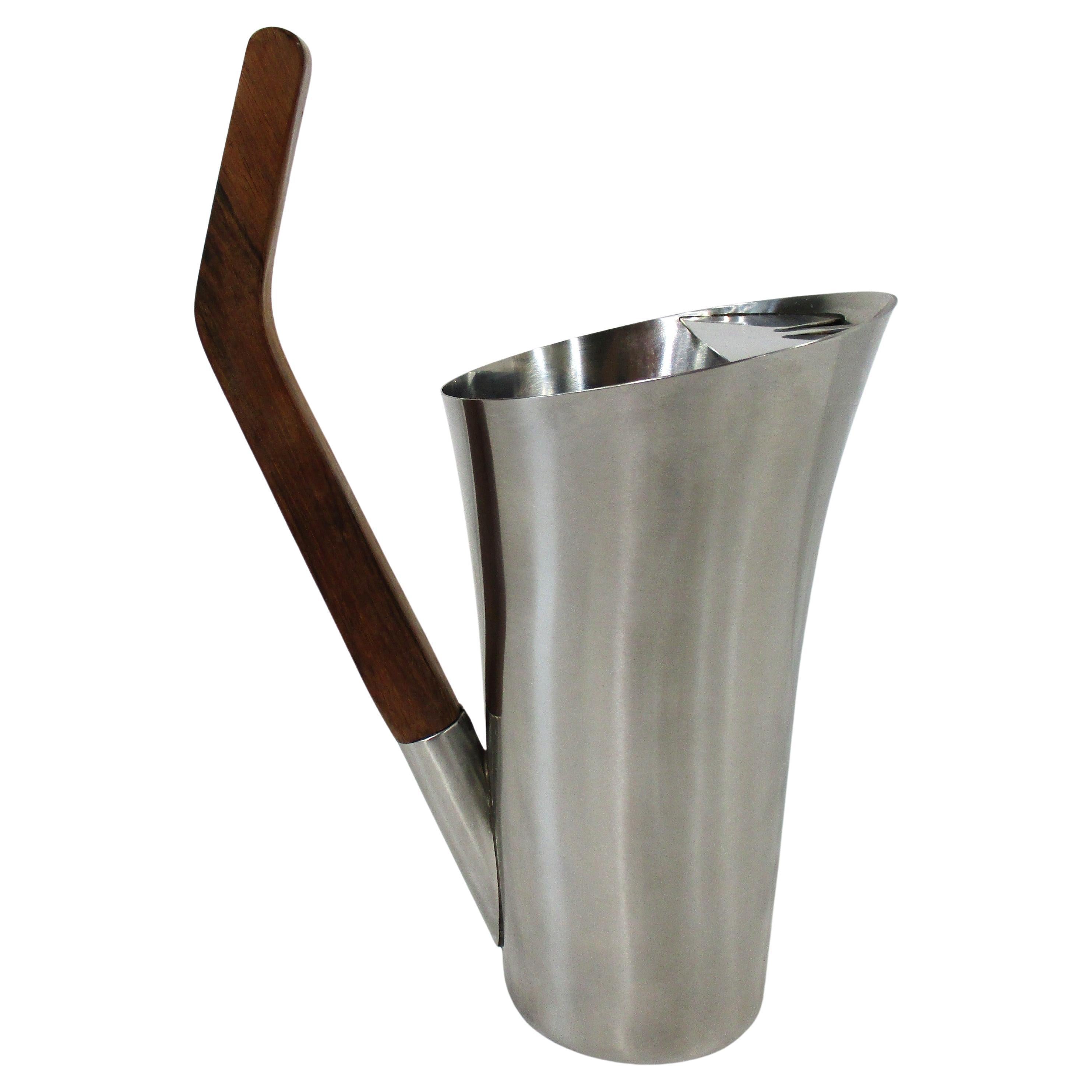 Stelton Arne Jacobsen Martini pitcher in Stainless Rosewood Denmark