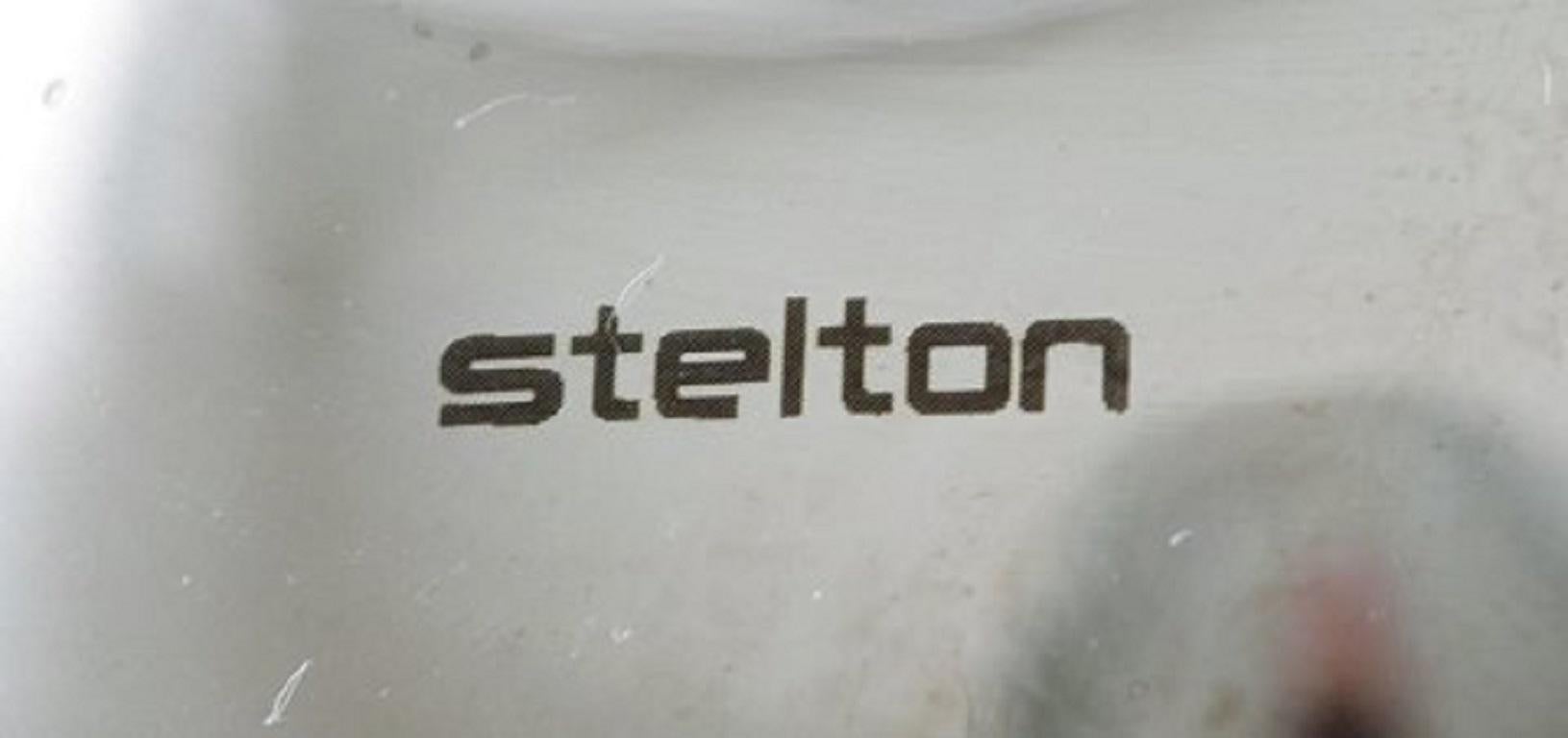 Danish Stelton Candlestick, Juice Presser in Stainless Steel and Eight Candleholders For Sale