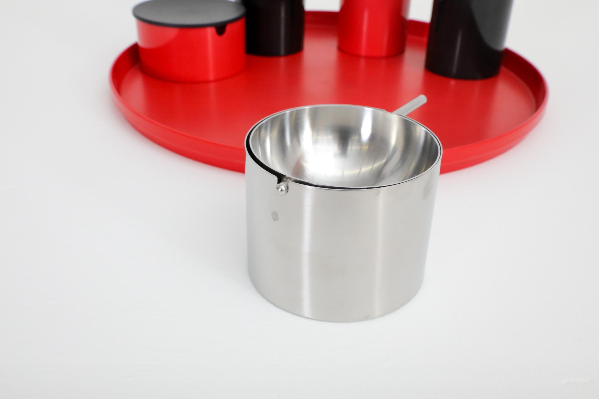 Stelton Serving Tray and Service Set by Erik Magnussen, Denmark, 1970s For Sale 4