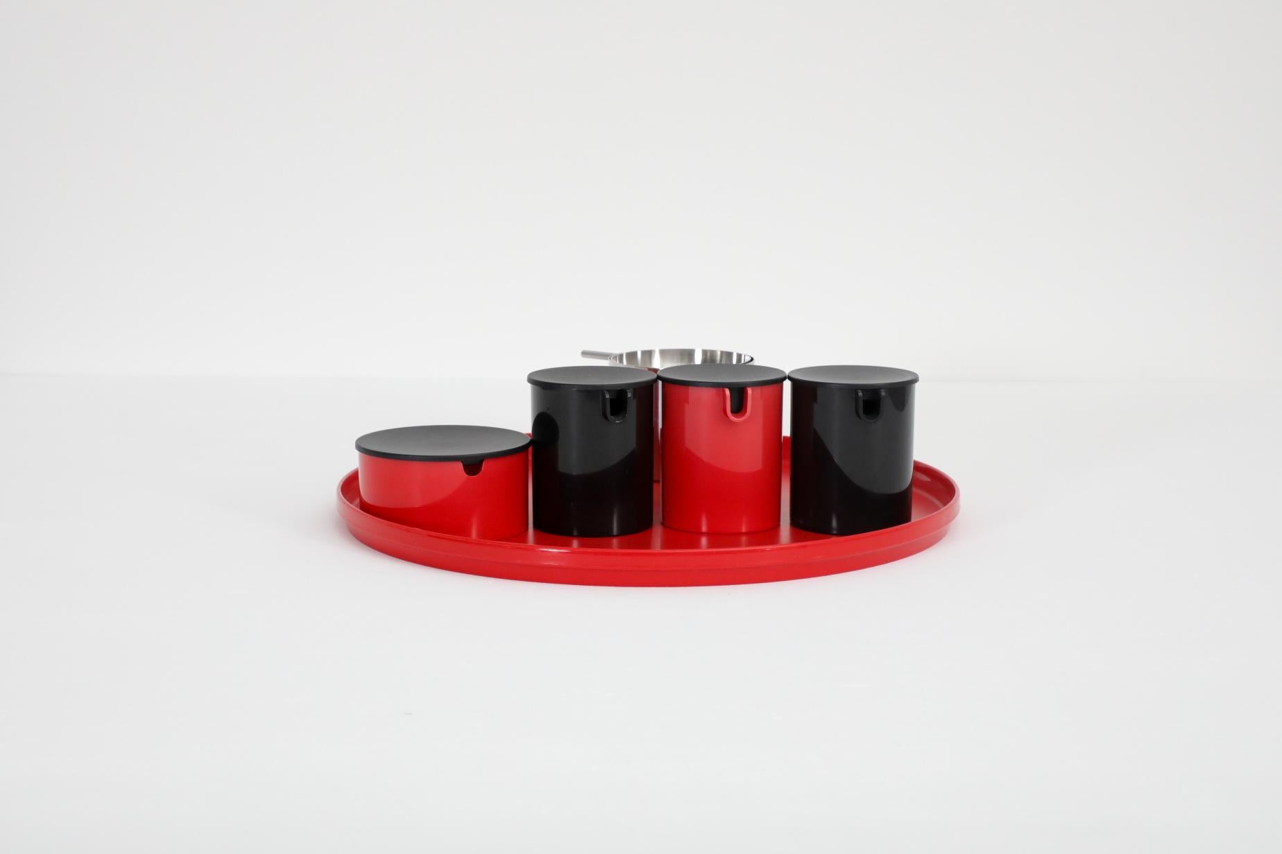 Danish Stelton Serving Tray and Service Set by Erik Magnussen, Denmark, 1970s For Sale