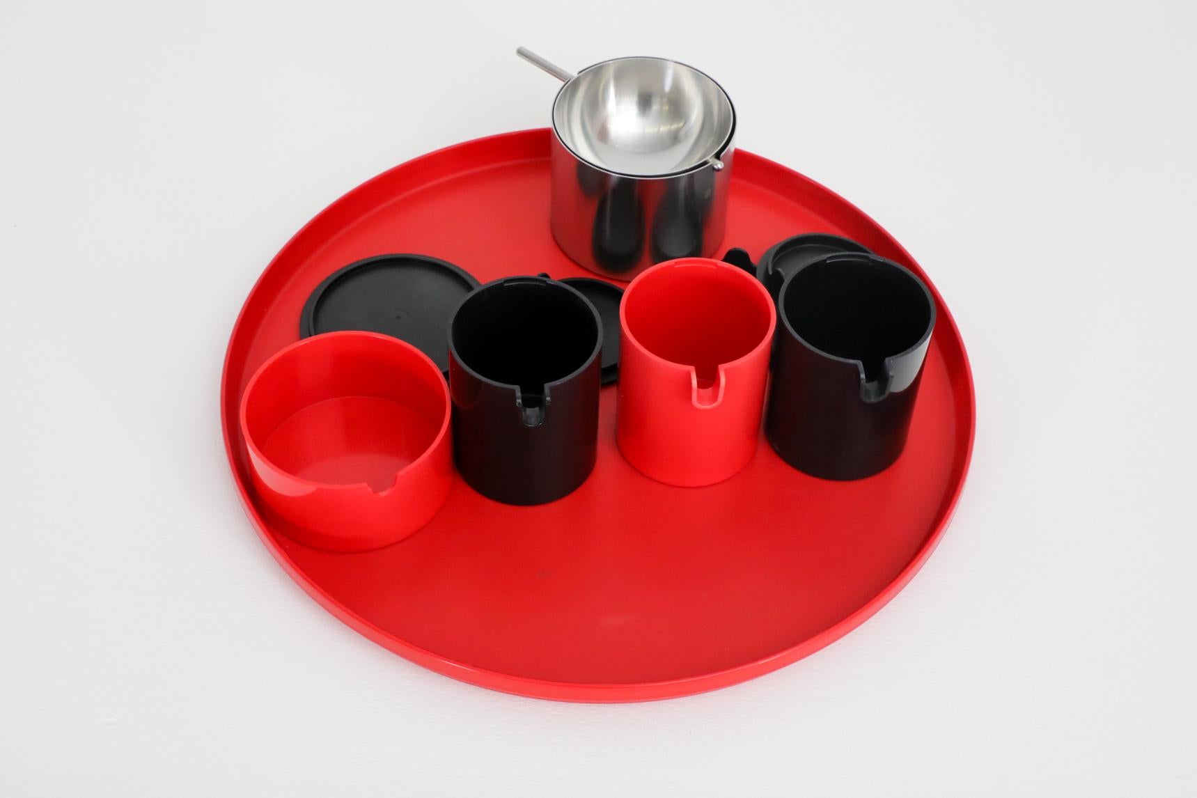 20th Century Stelton Serving Tray and Service Set by Erik Magnussen, Denmark, 1970s For Sale