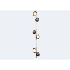 Stem 6 Brass Dome Pendant Lamp by Lamp Shaper