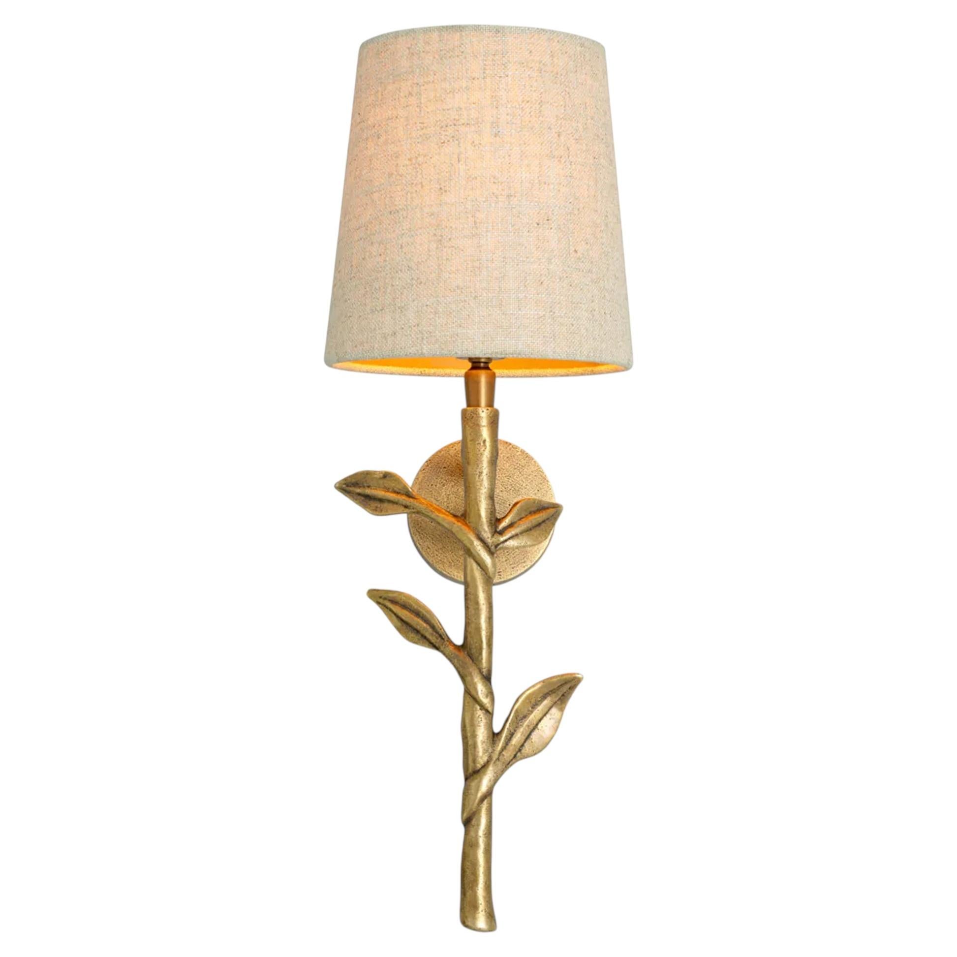 Stem Brass Wall Lamp