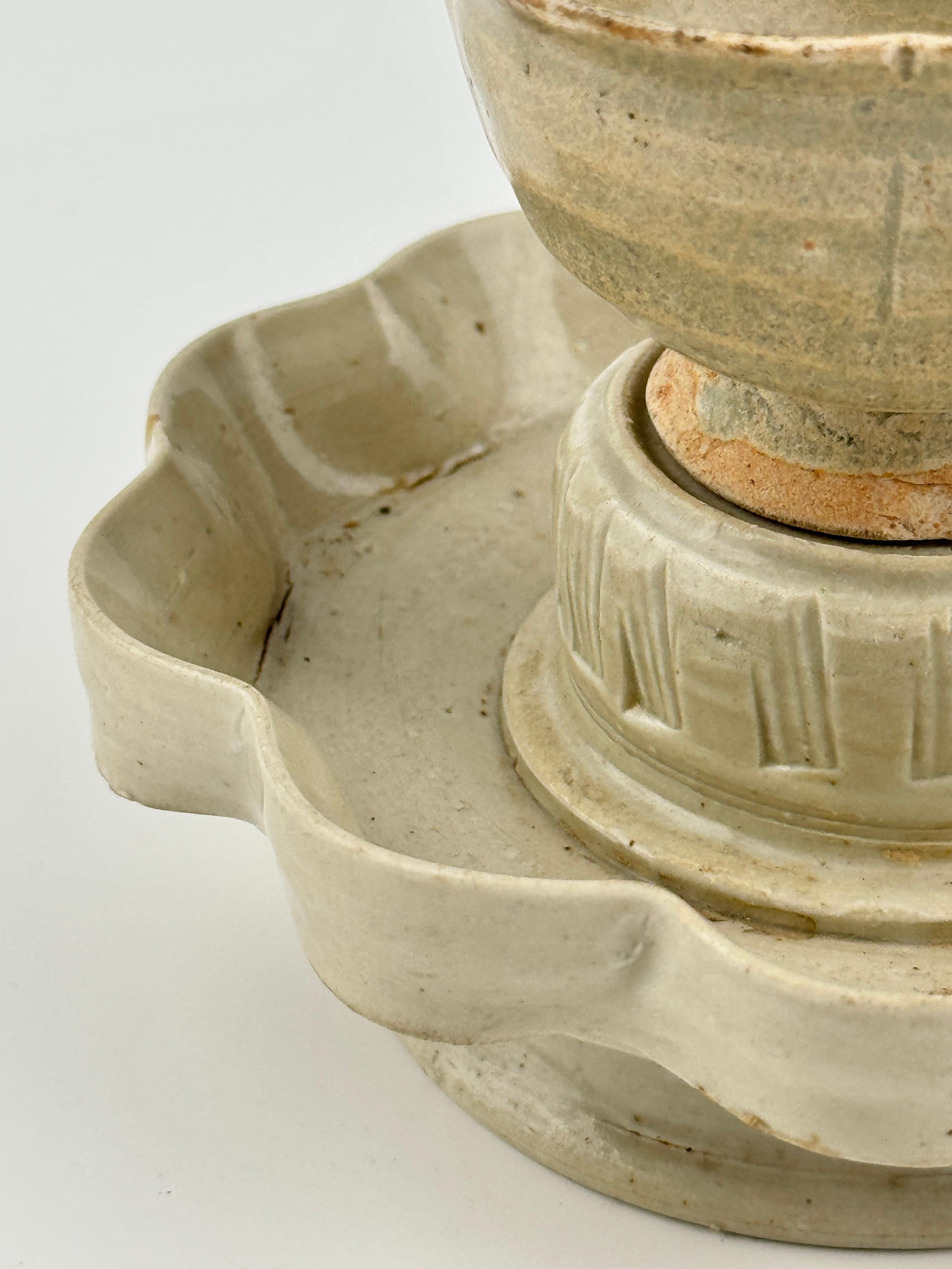 Stem Cup and Stand, Song Dynasty(960~1279) In Good Condition For Sale In seoul, KR
