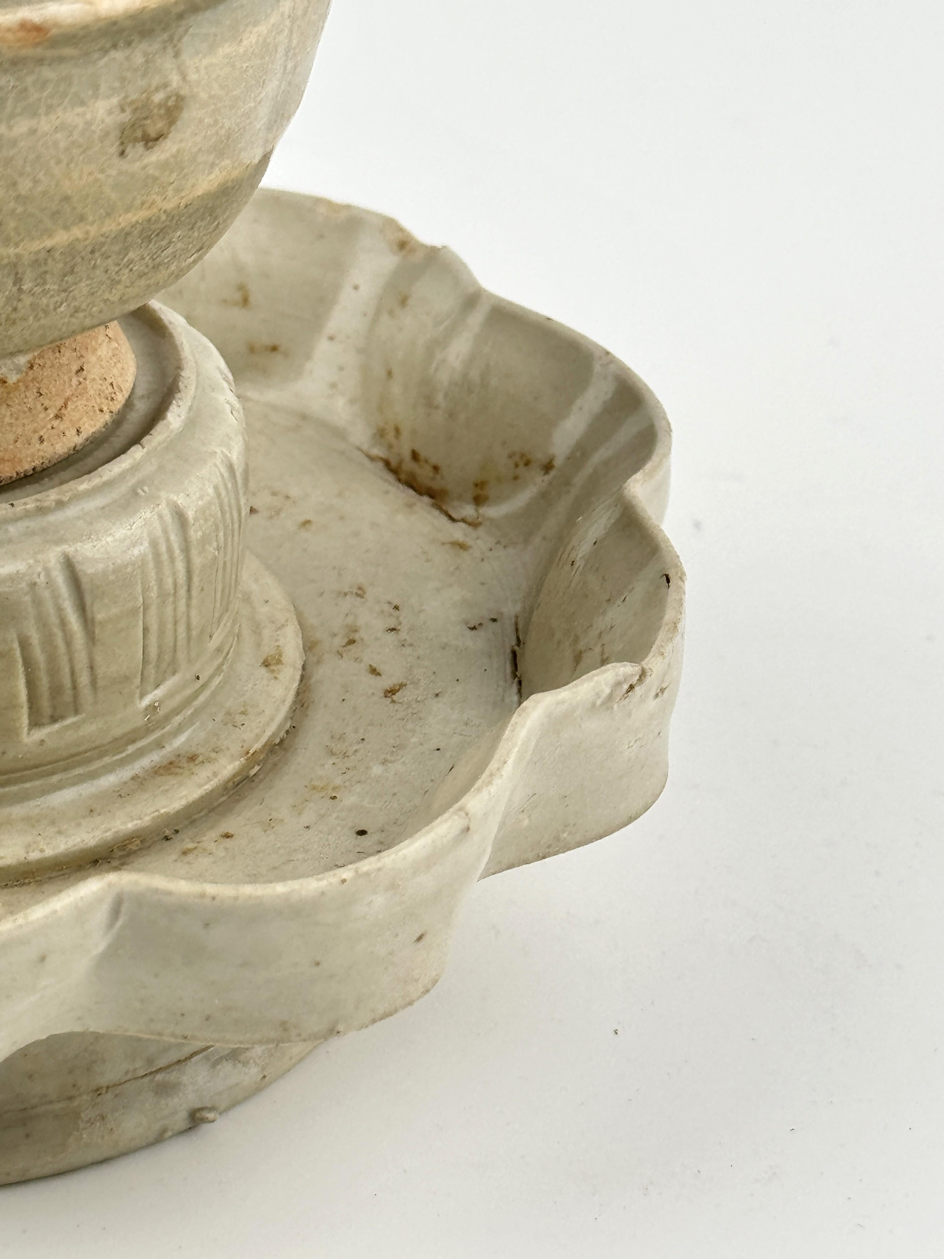 18th Century and Earlier Stem Cup and Stand, Song Dynasty(960~1279) For Sale