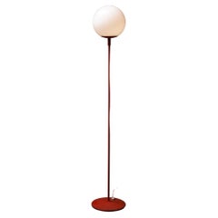Vintage Stem Floor Lamp With Glass Sphere BAG Turgi